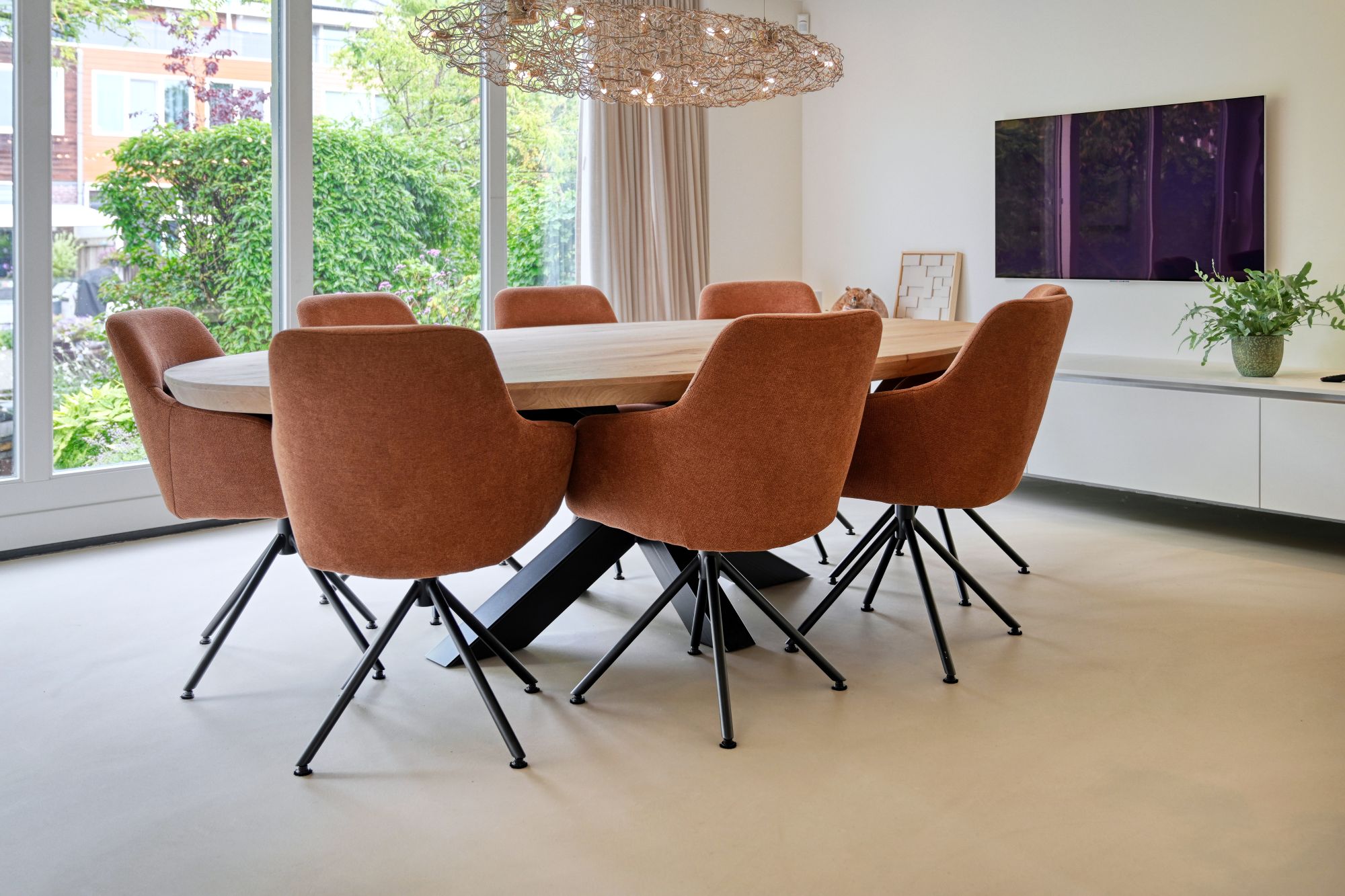 vloerafwerking eetkamer