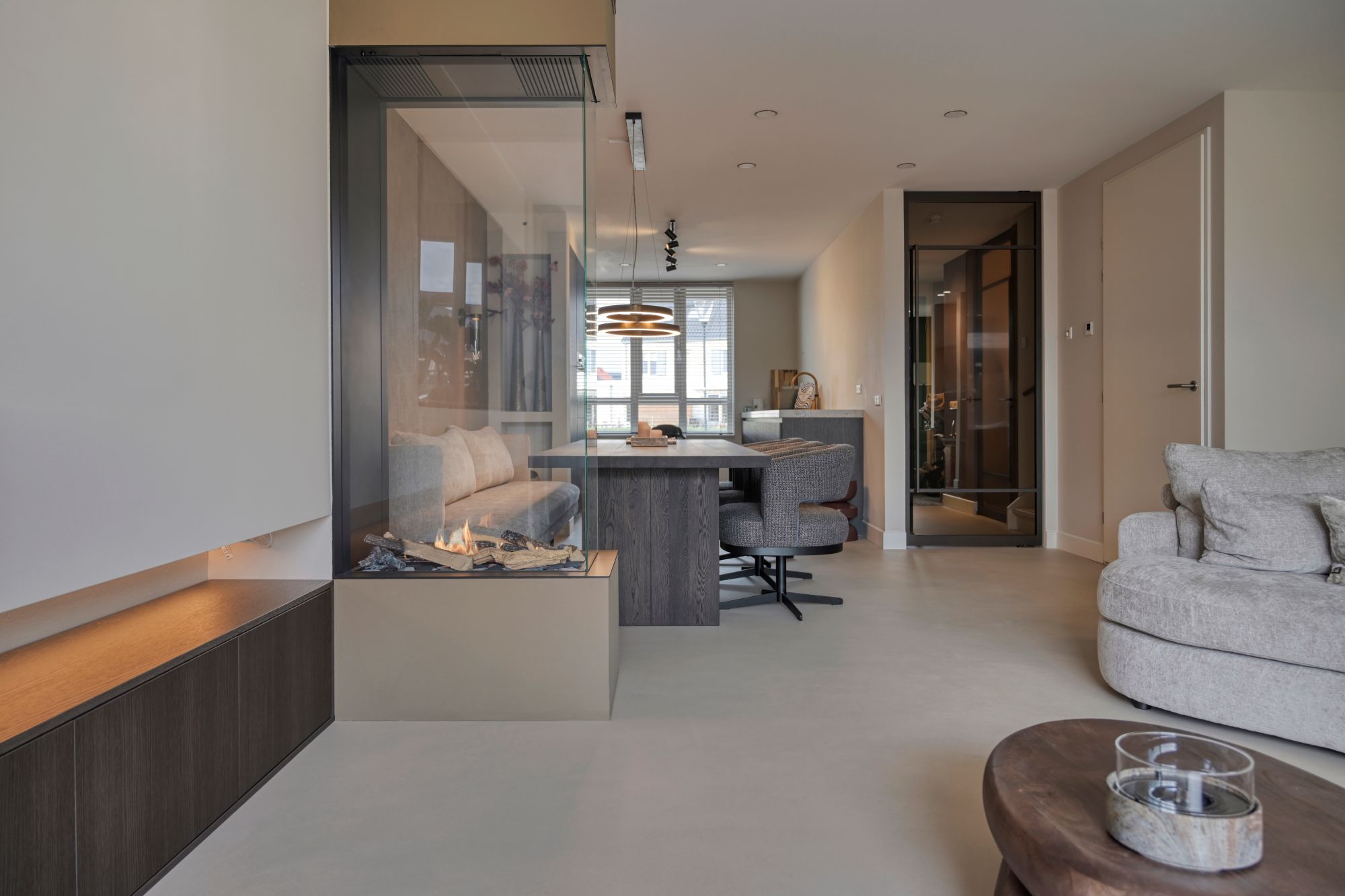 interieur met gietvloer