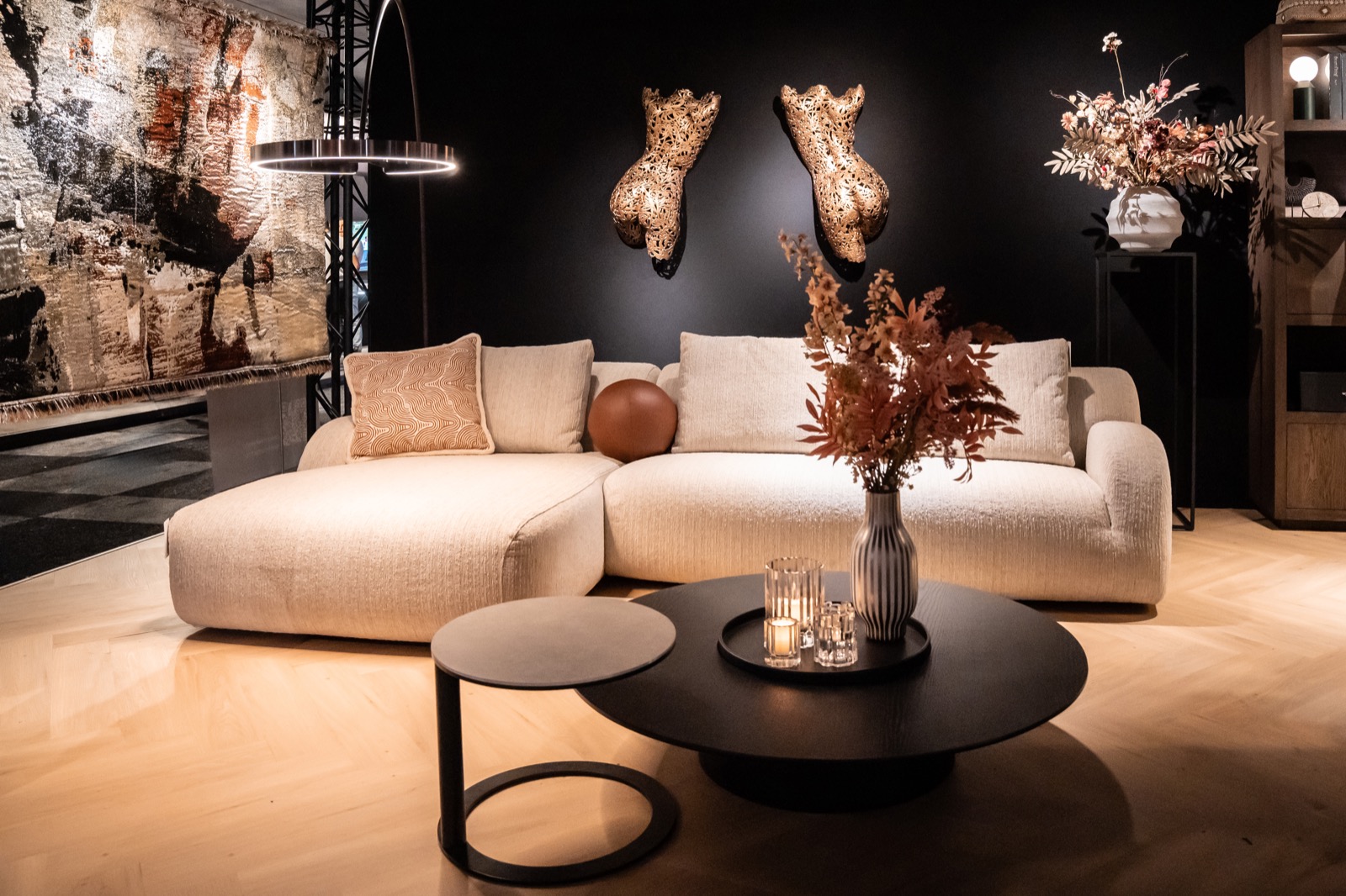 interieur met luxe kunst