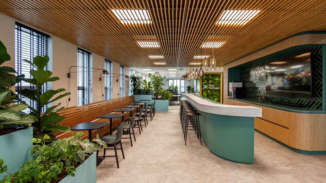 Interieurontwerp huisvesting Flux Partners | Best Interiors