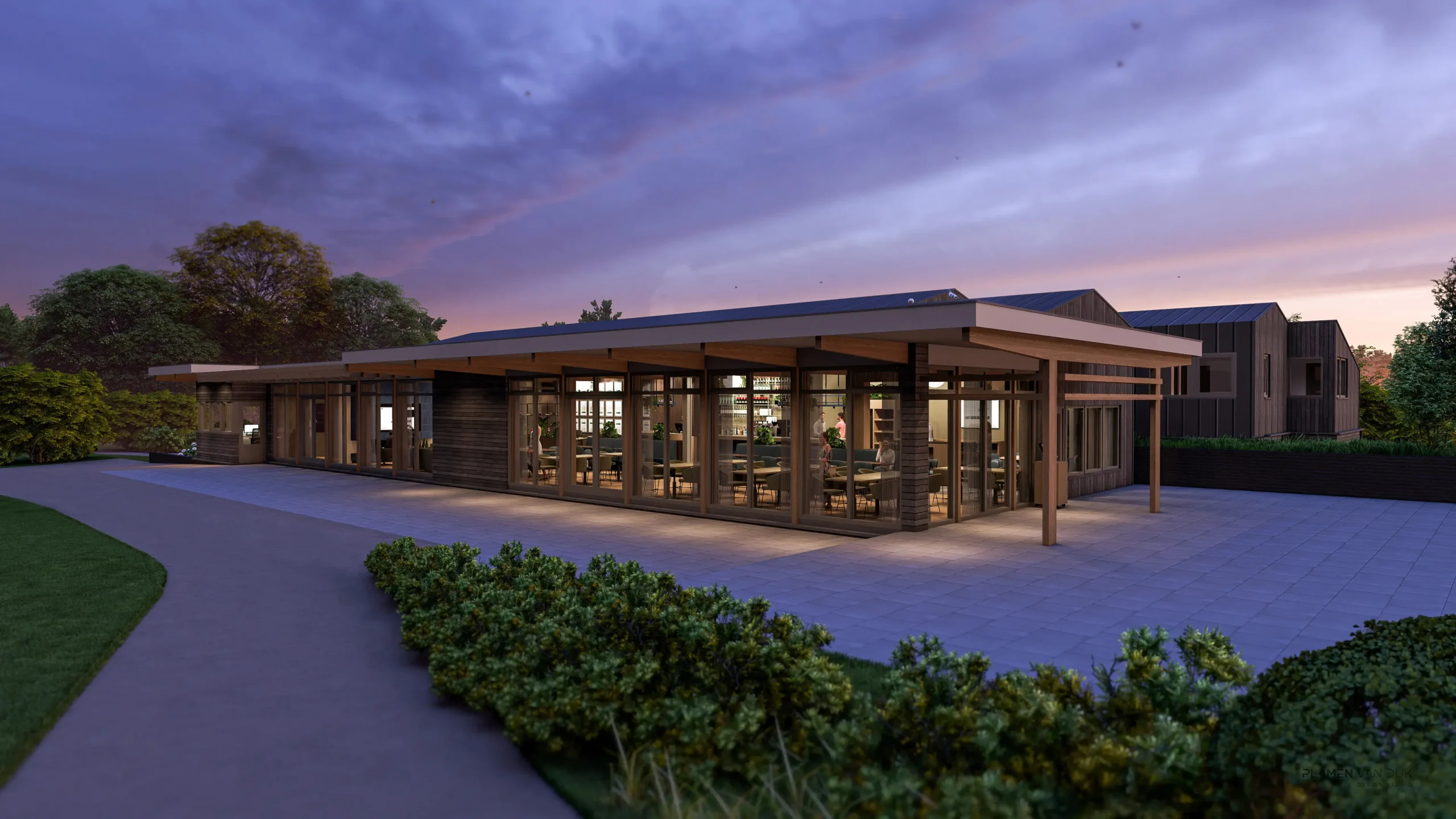 moderne golfclub