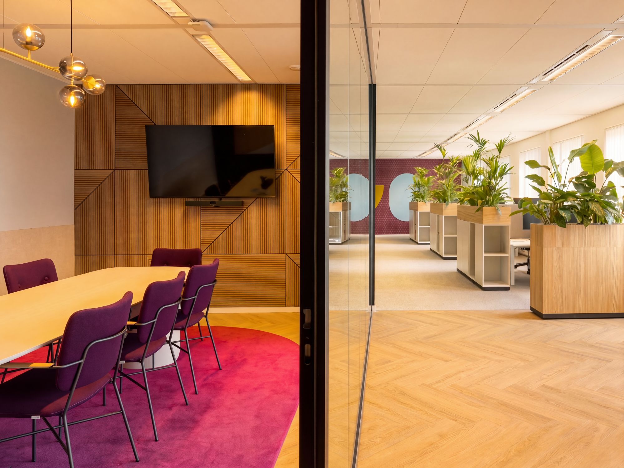 luxe houten wandbekleding