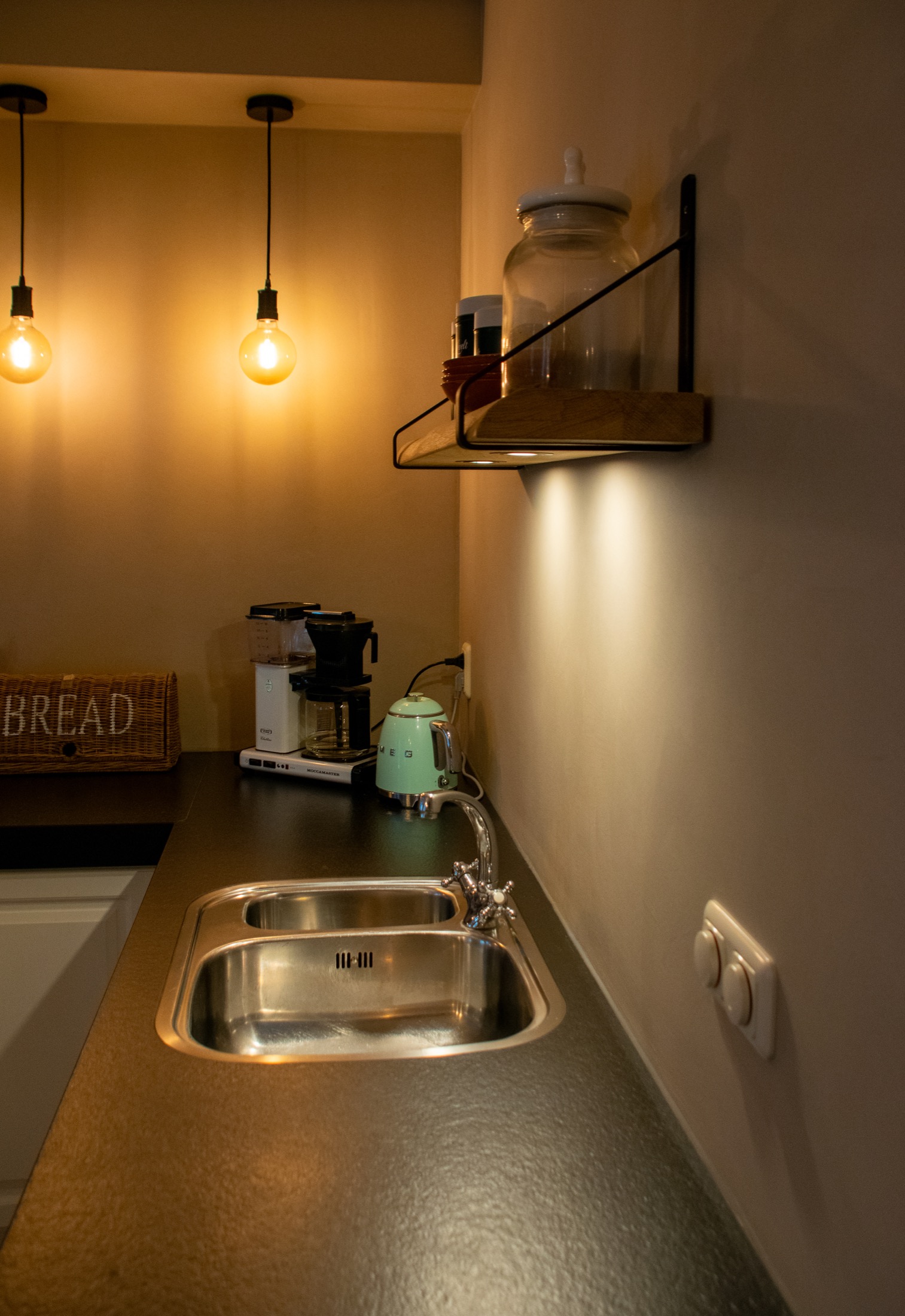 luxe wandwerking in keuken inrichting 