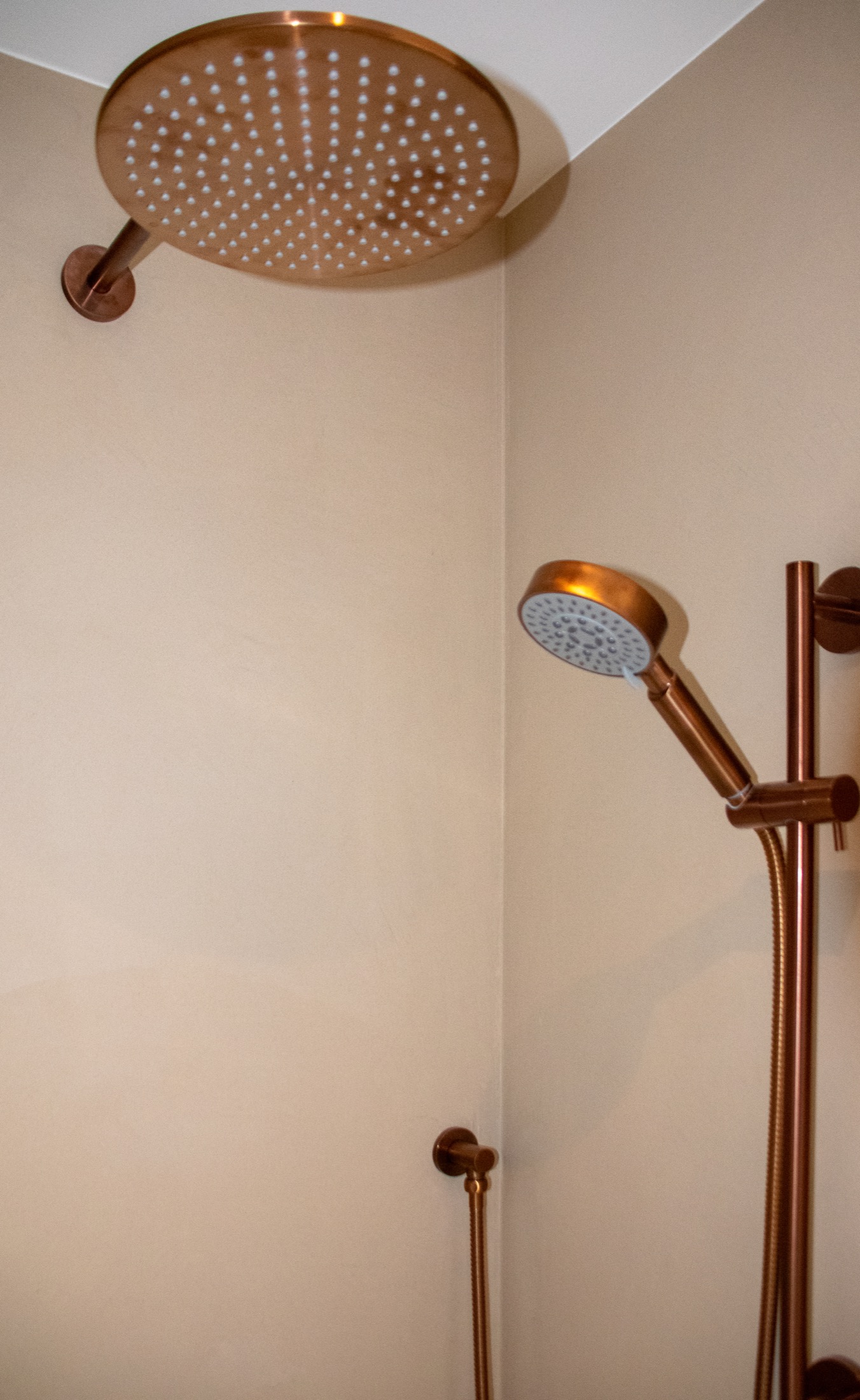douche met luxe wandafwerking