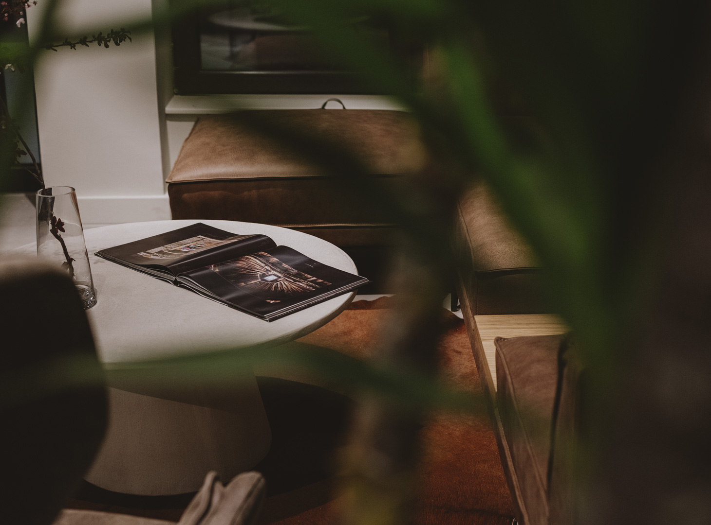 interieur met luxe wandafwerking