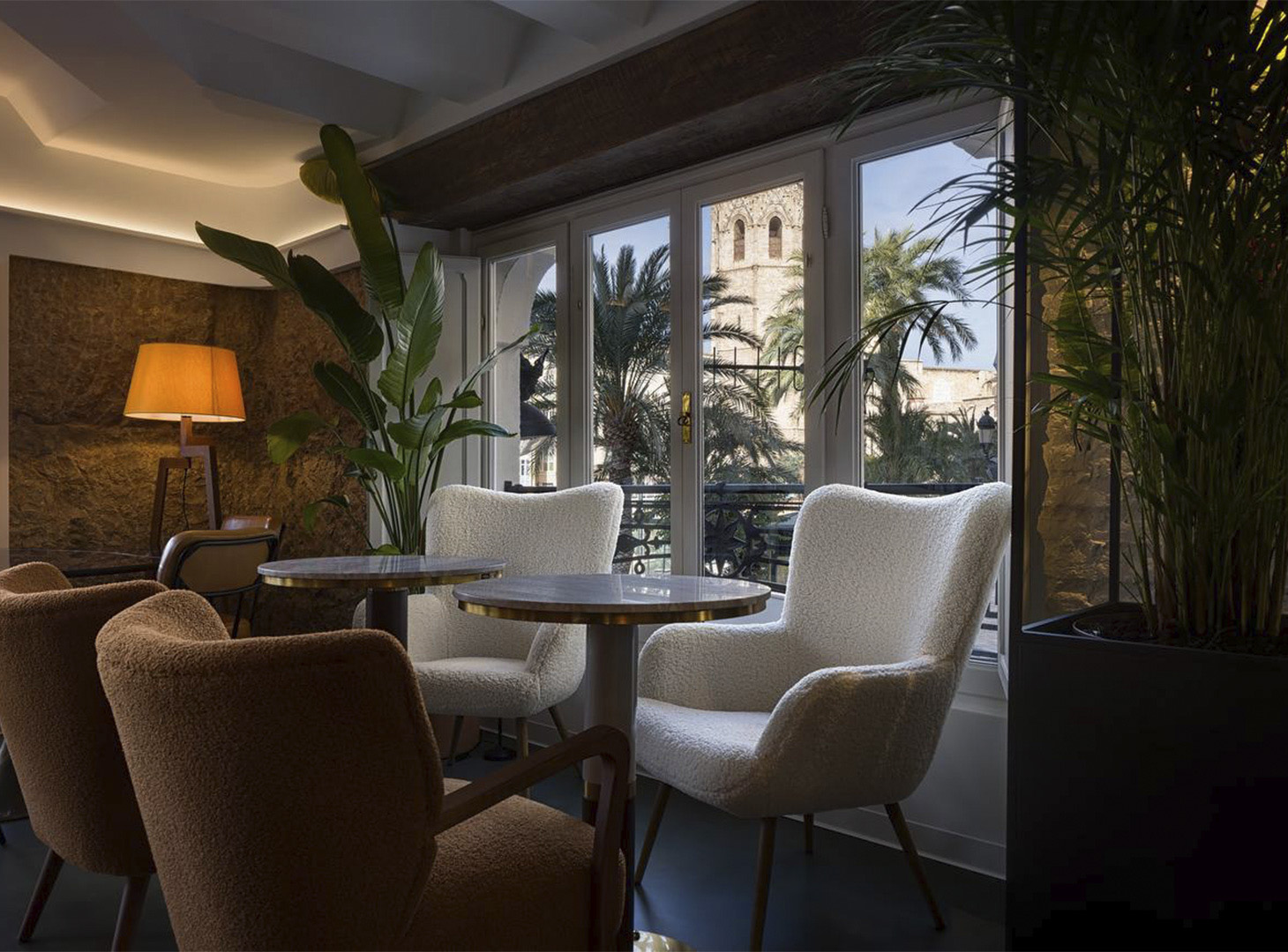 design wanden in restaurant