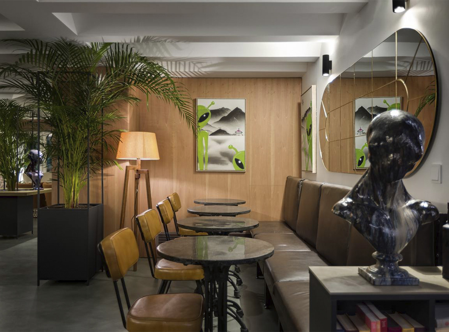 horeca met luxe wandafwerking 
