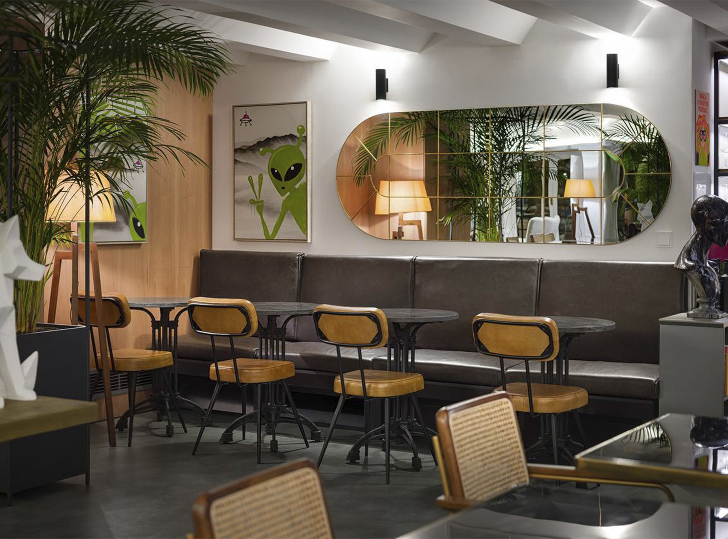 horeca met design wanden