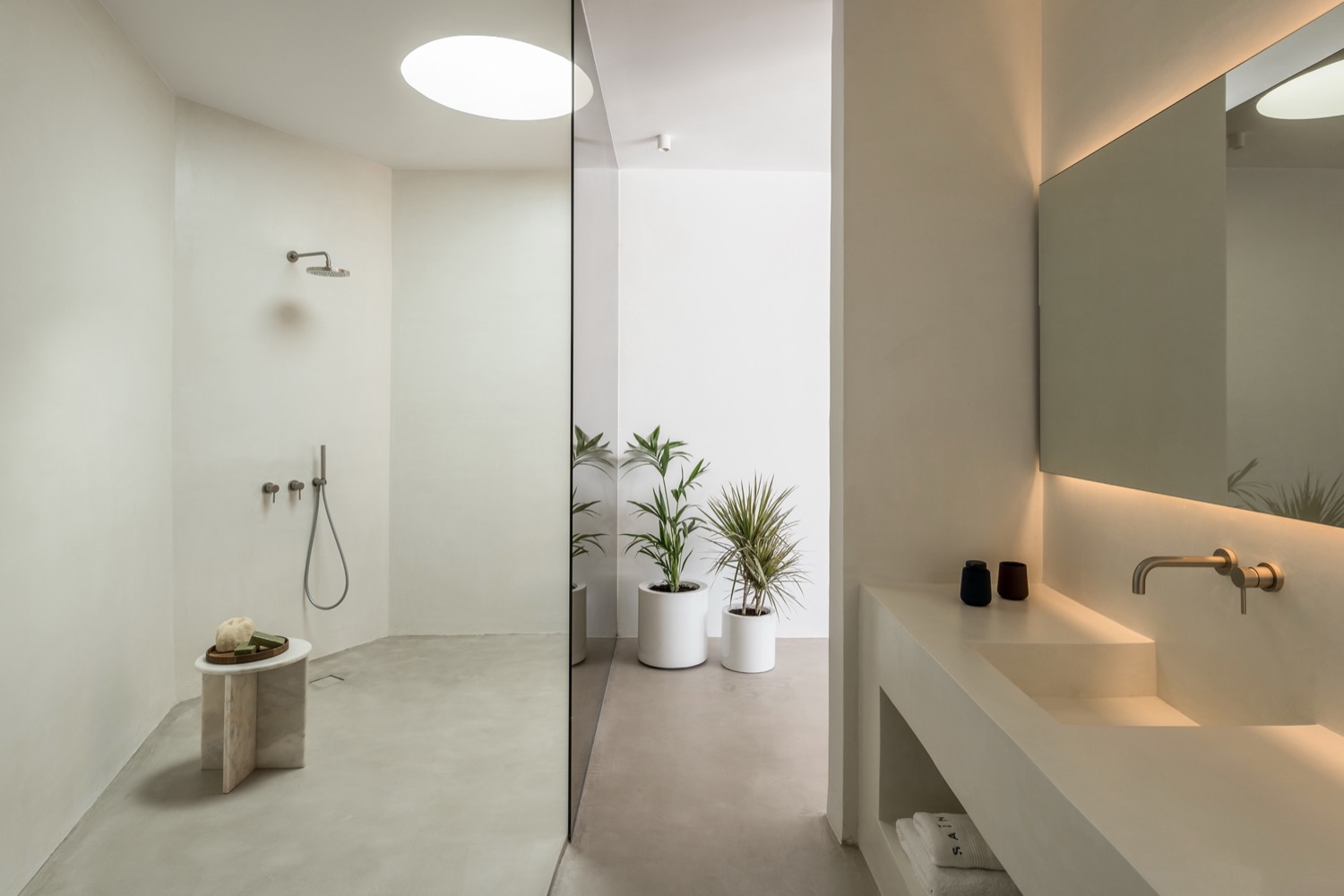 badkamer met design wanden