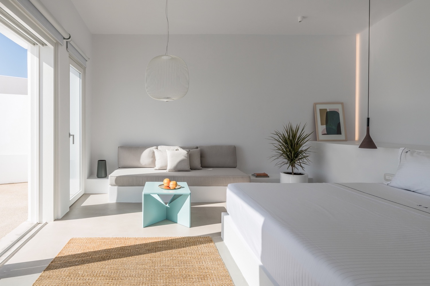 woonkamer met design wand