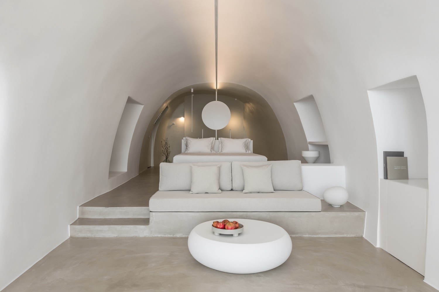 hotelkamer met luxe design wanden