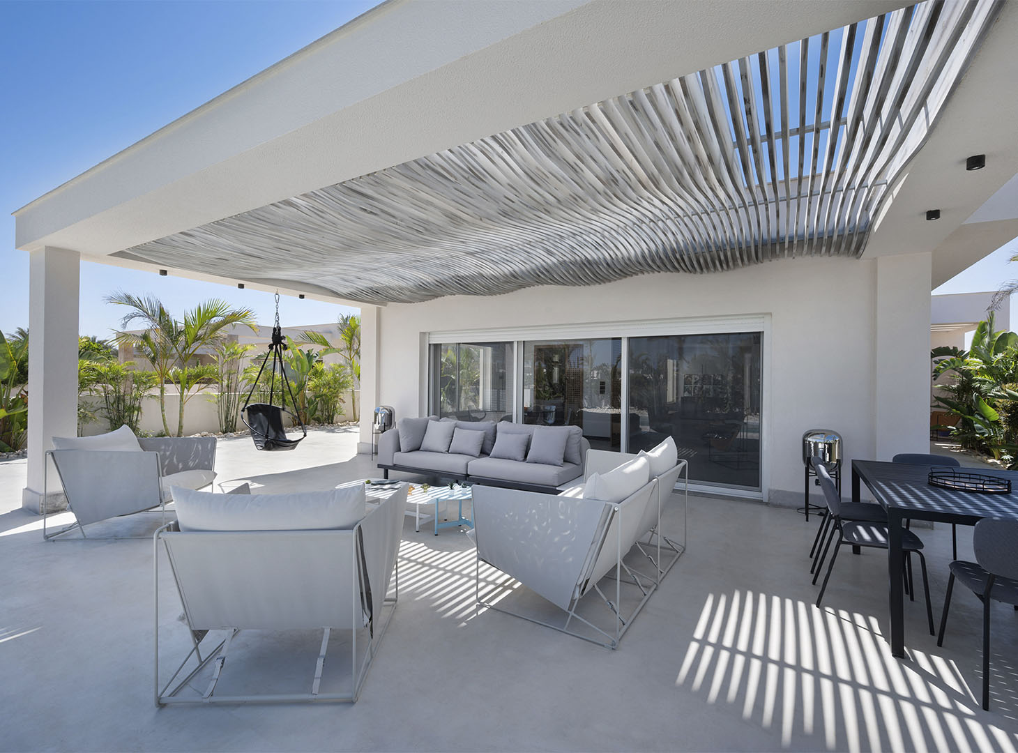 villa met design wanden