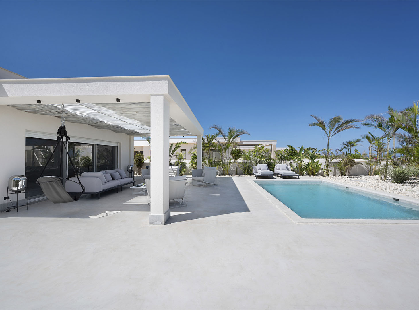 overkapping met luxe afwerking
