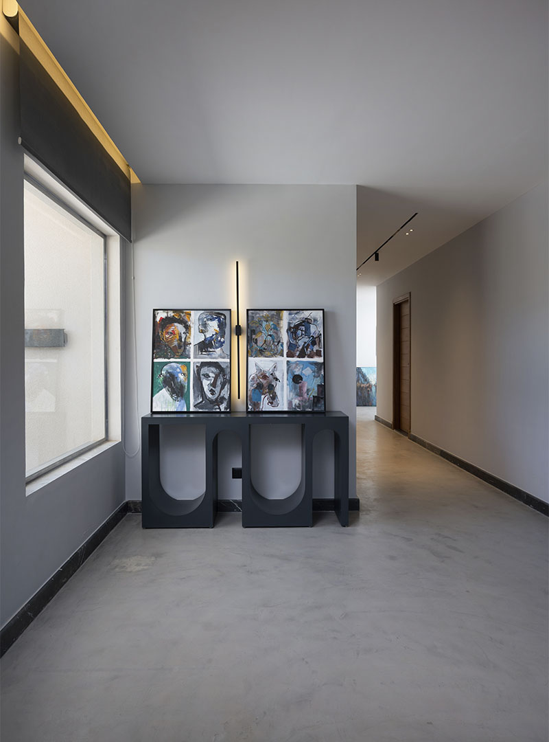 interieur met design wand