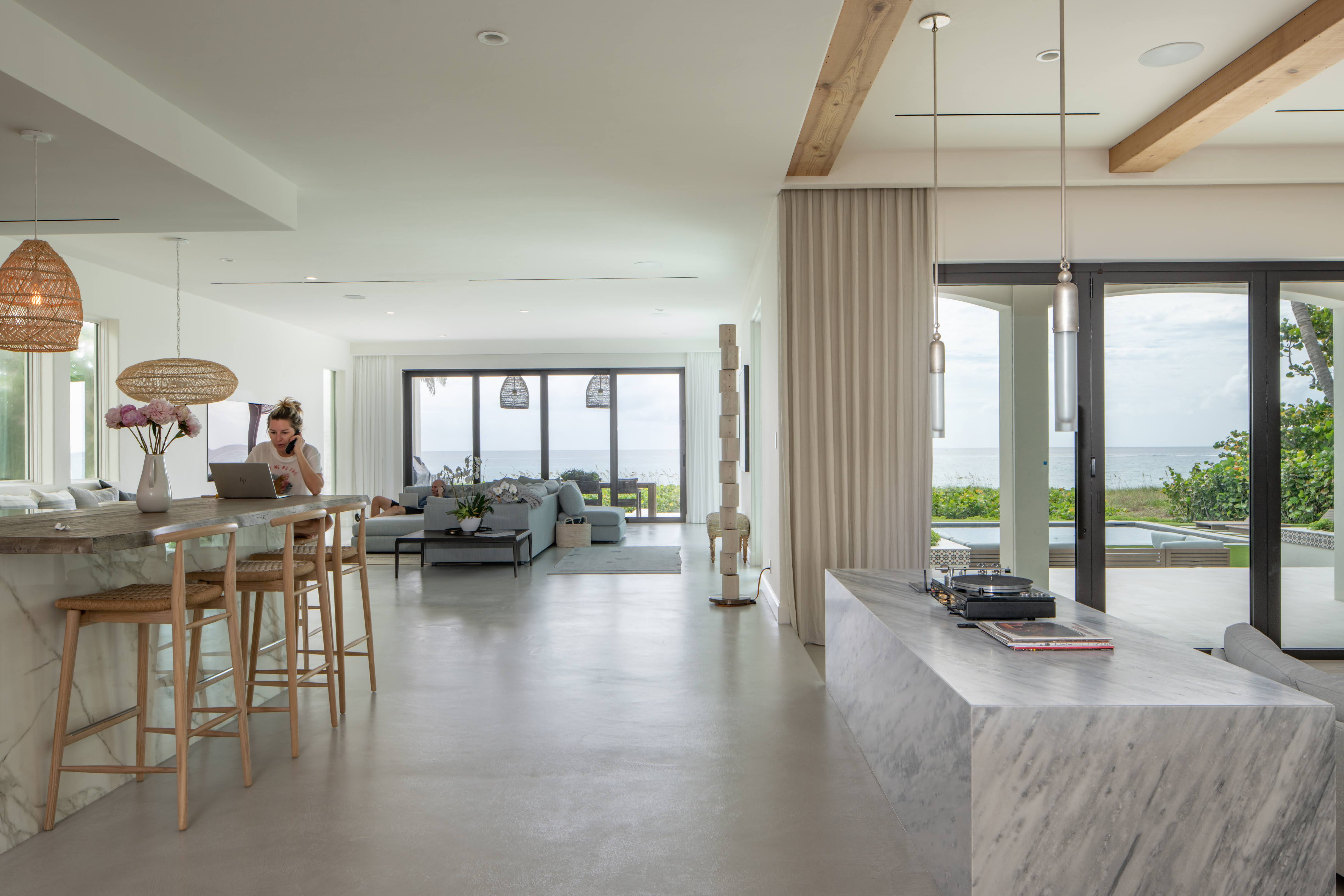 interieur met luxe microcement