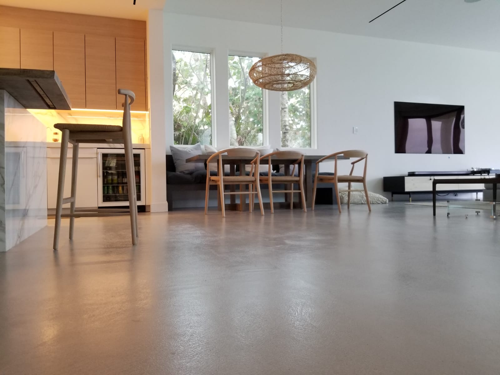luxe zithoek met luxe wandafwerking
