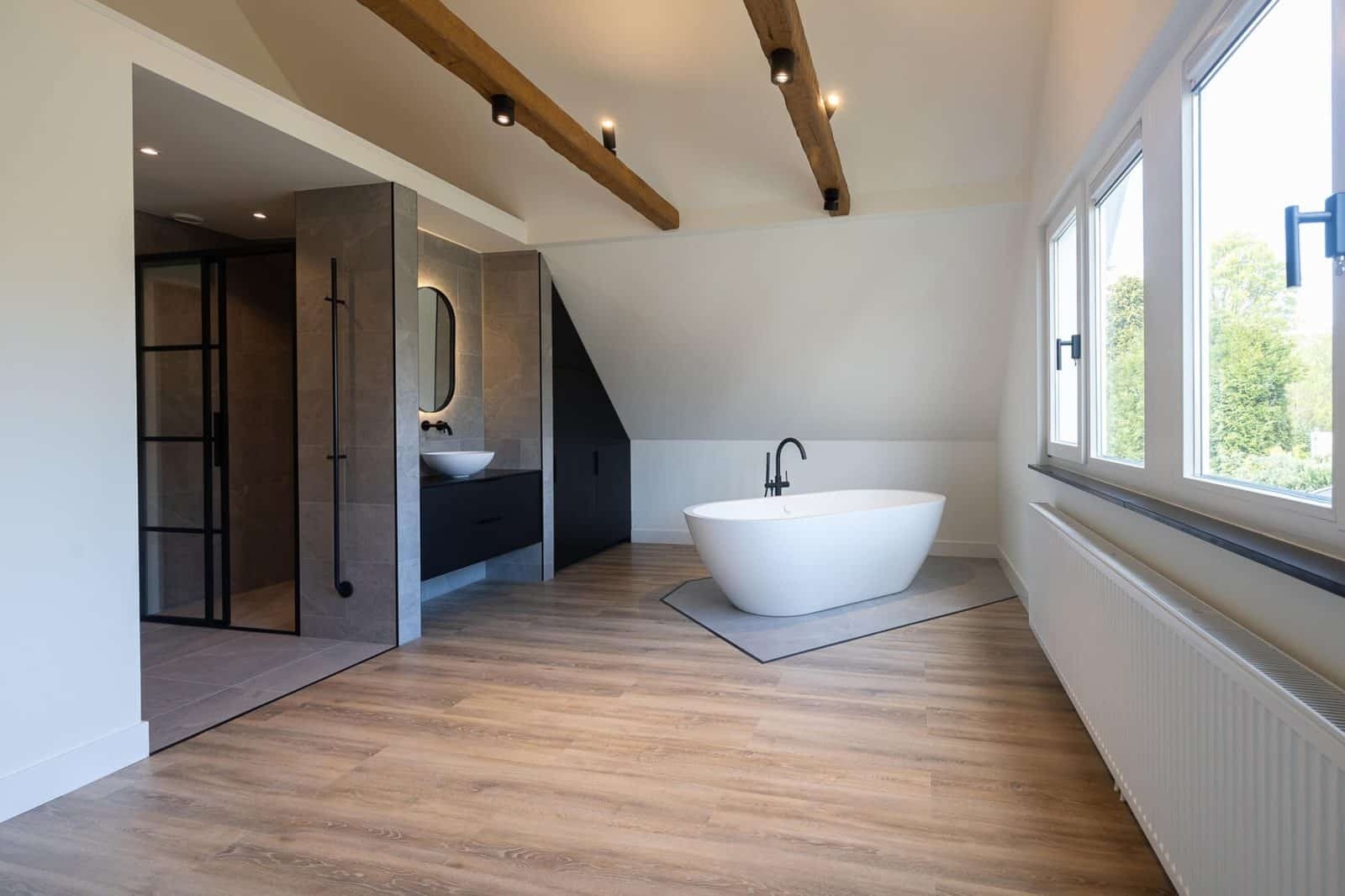 moderne badkamer