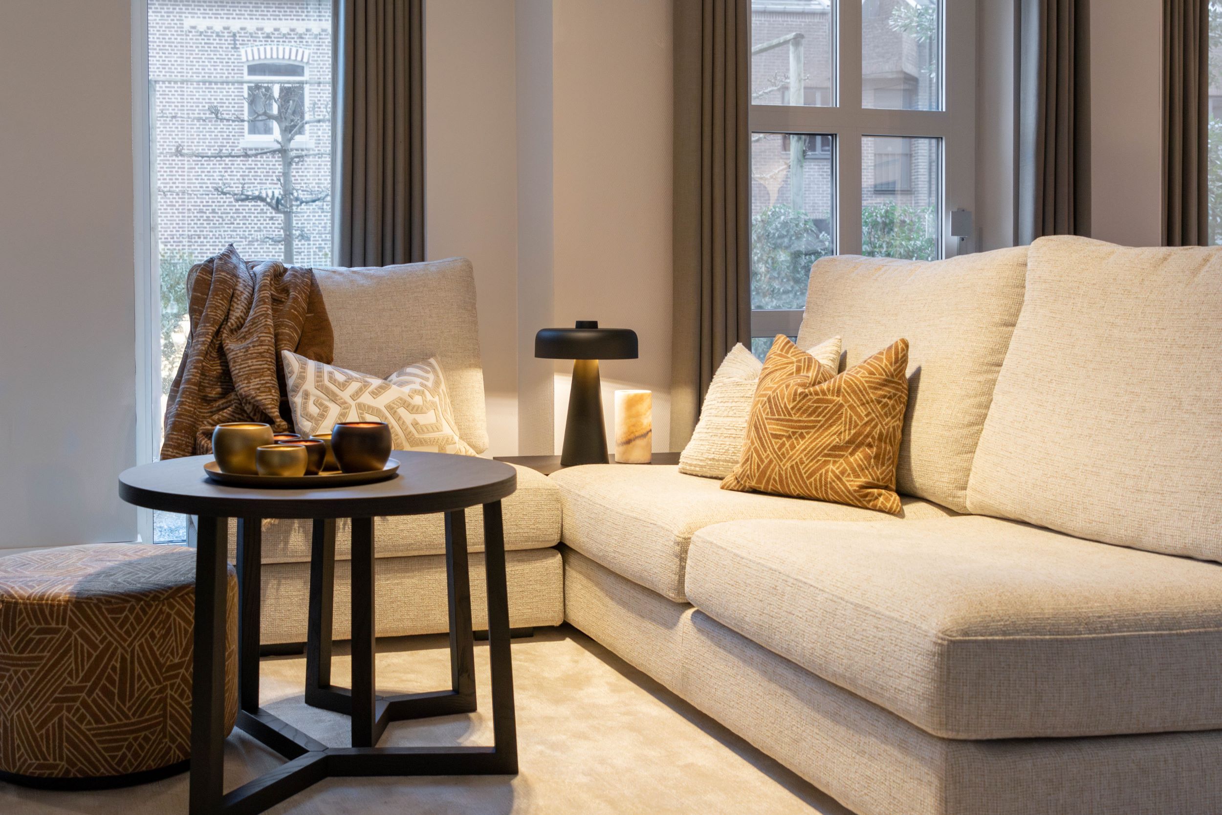 Luxe interieur woonkamer
