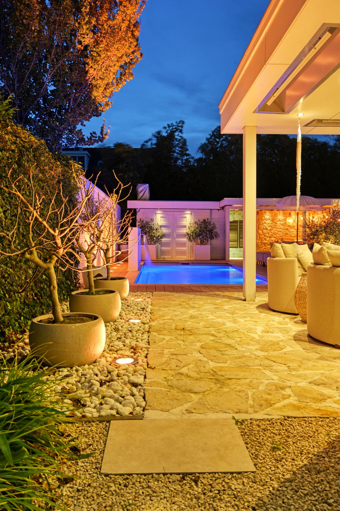 verlichting in tuin