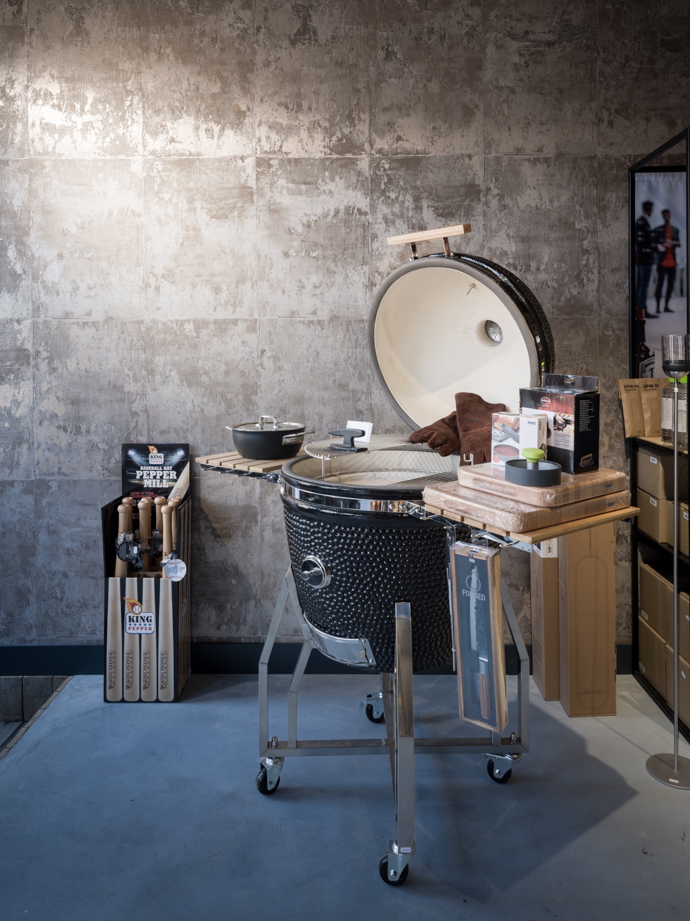 decoratieve wand showroom