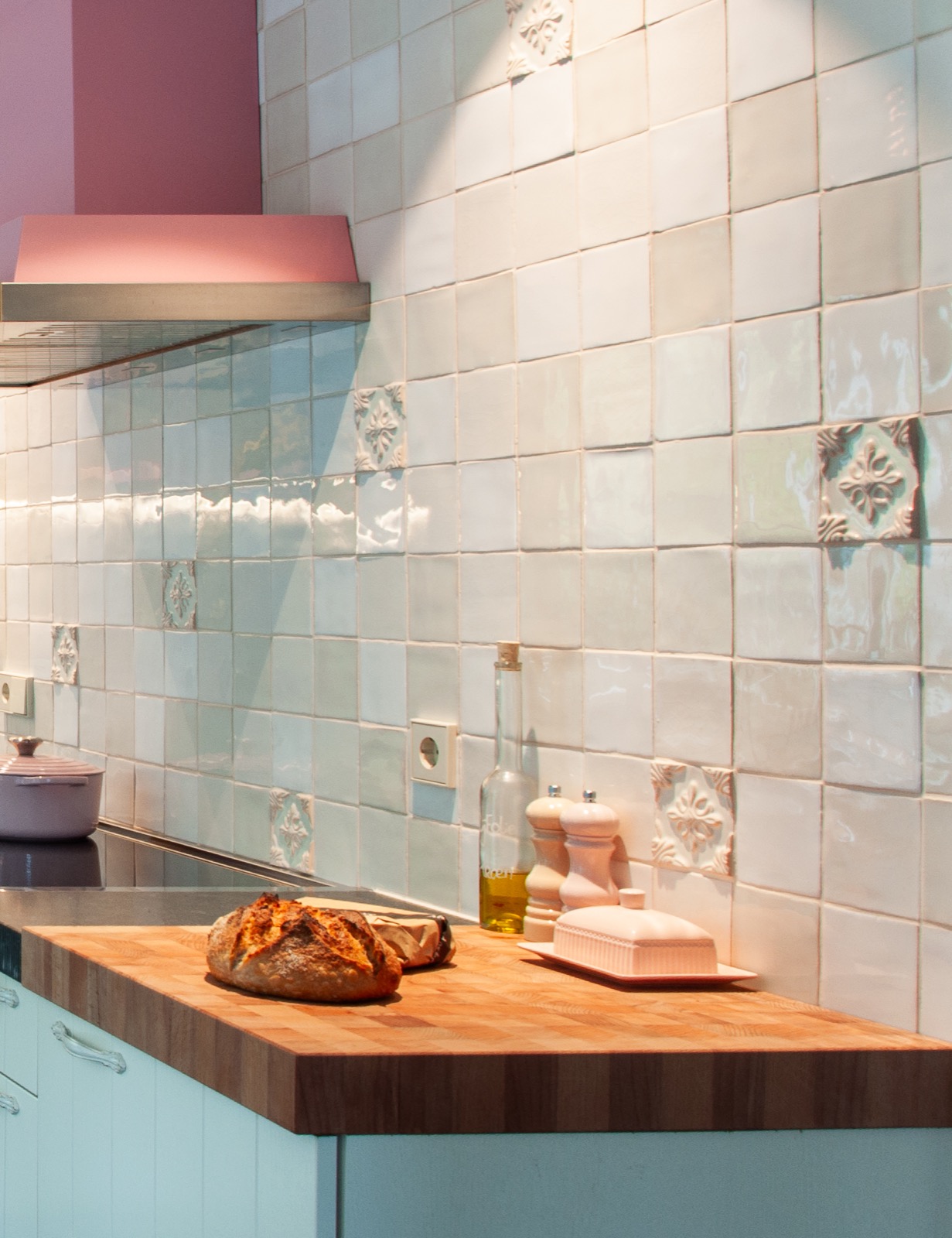 terracotta tegels in keuken