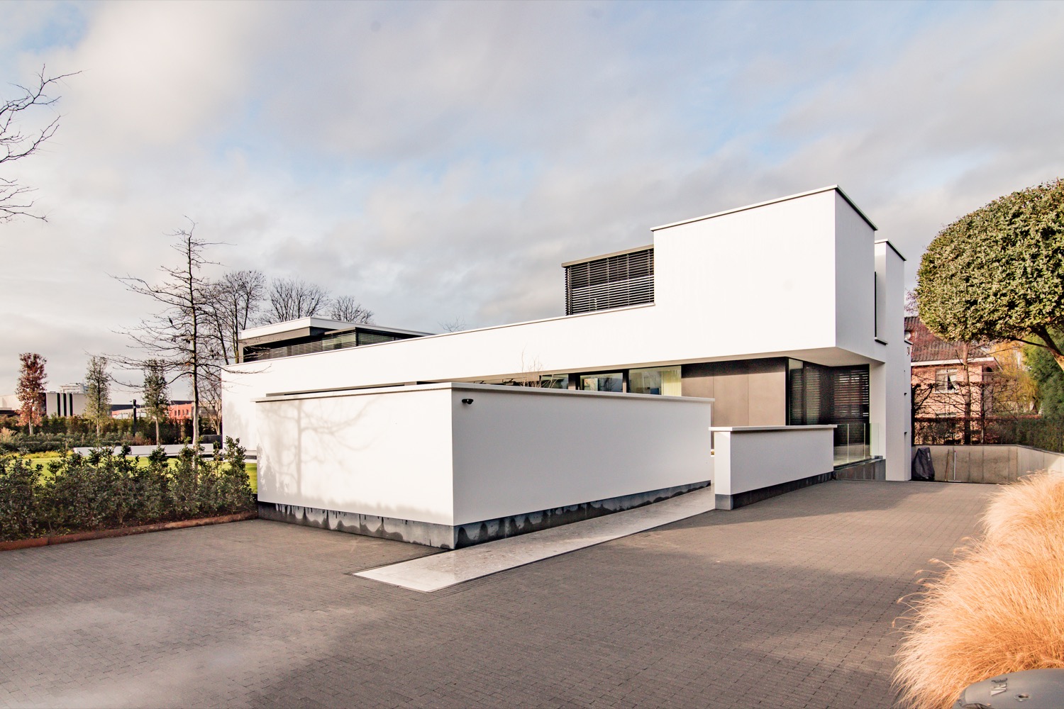 witte moderne villa
