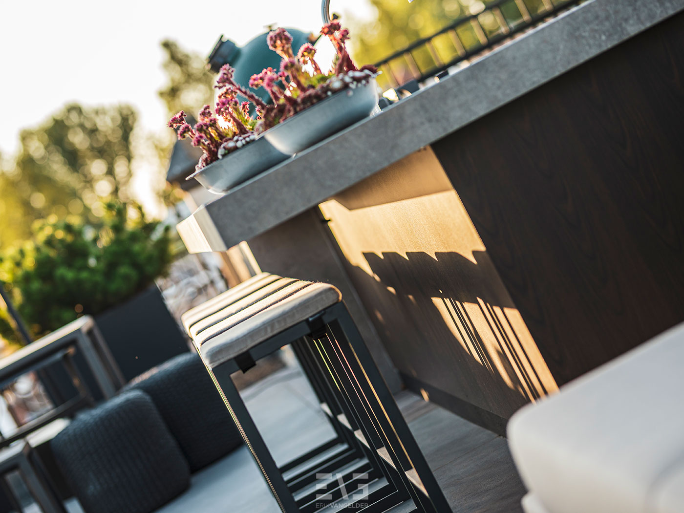 dakterras met buitenkeuken