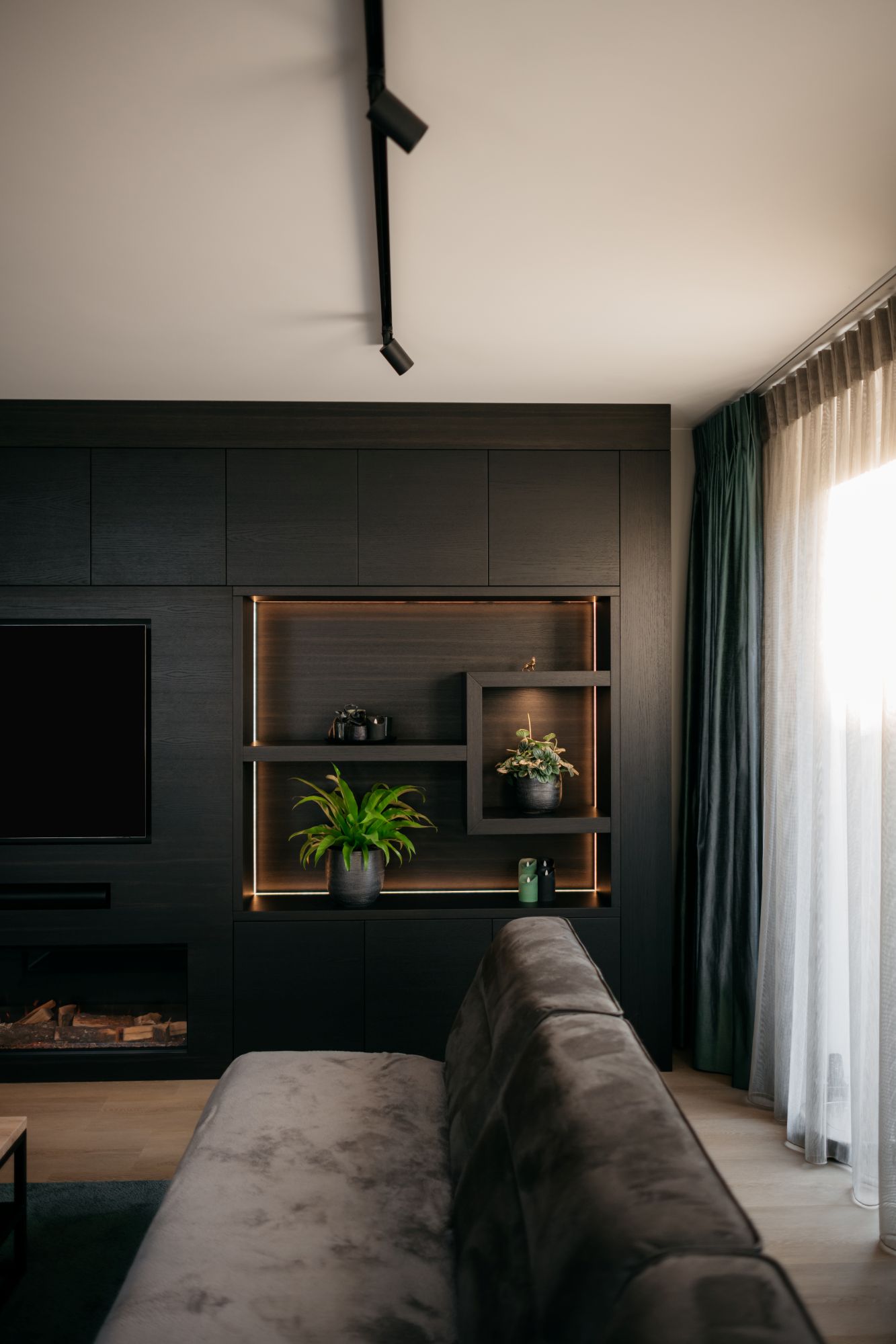 kast met ledverlichting