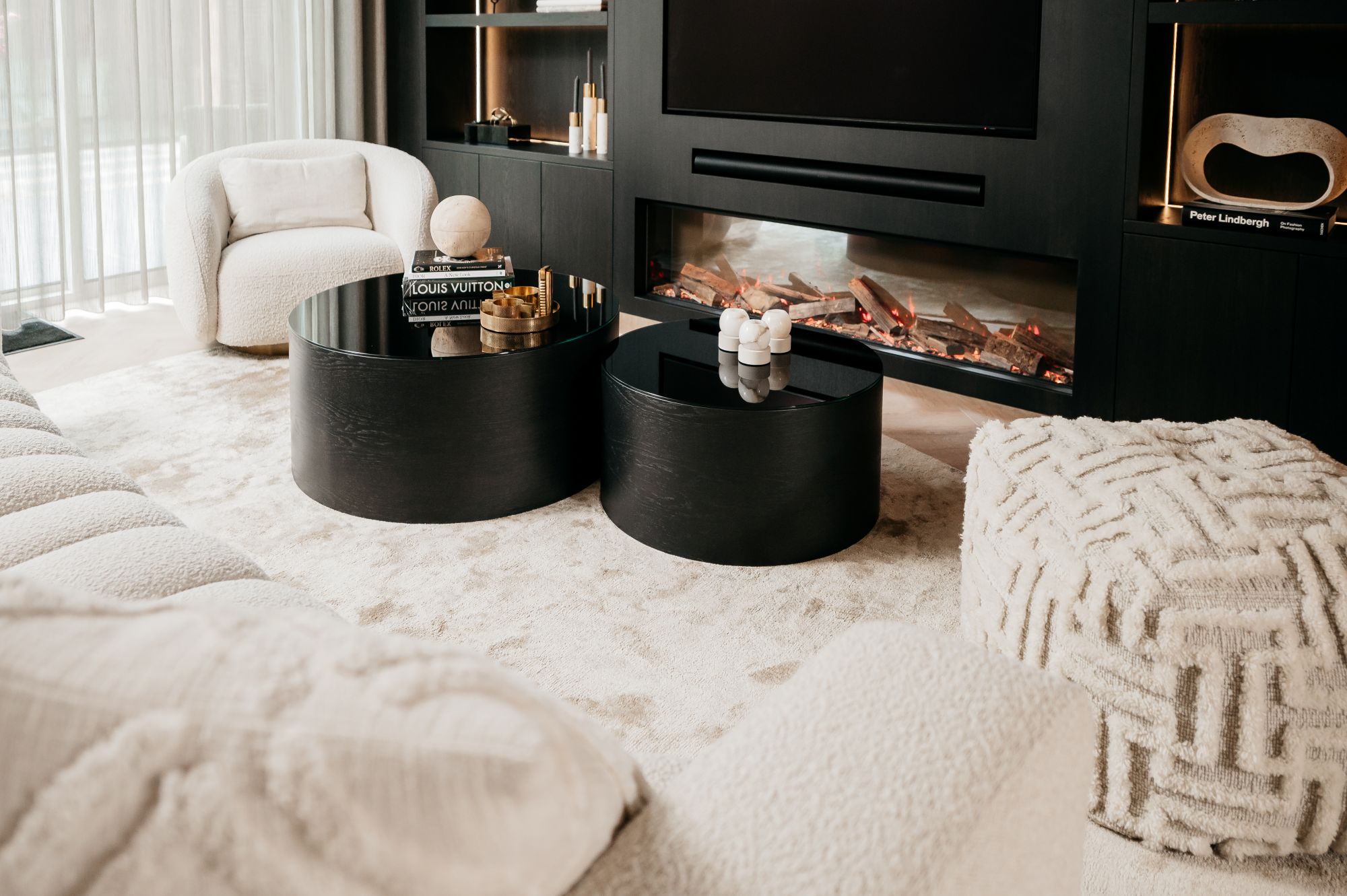 luxe woonkamer inrichting