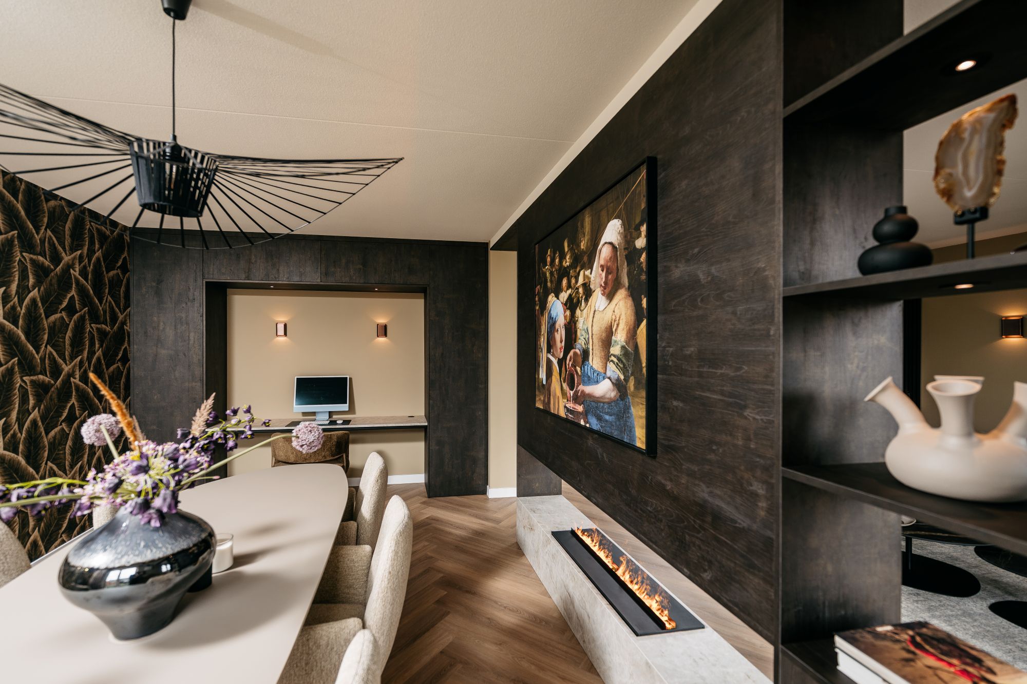 eetruimte met roomdivider