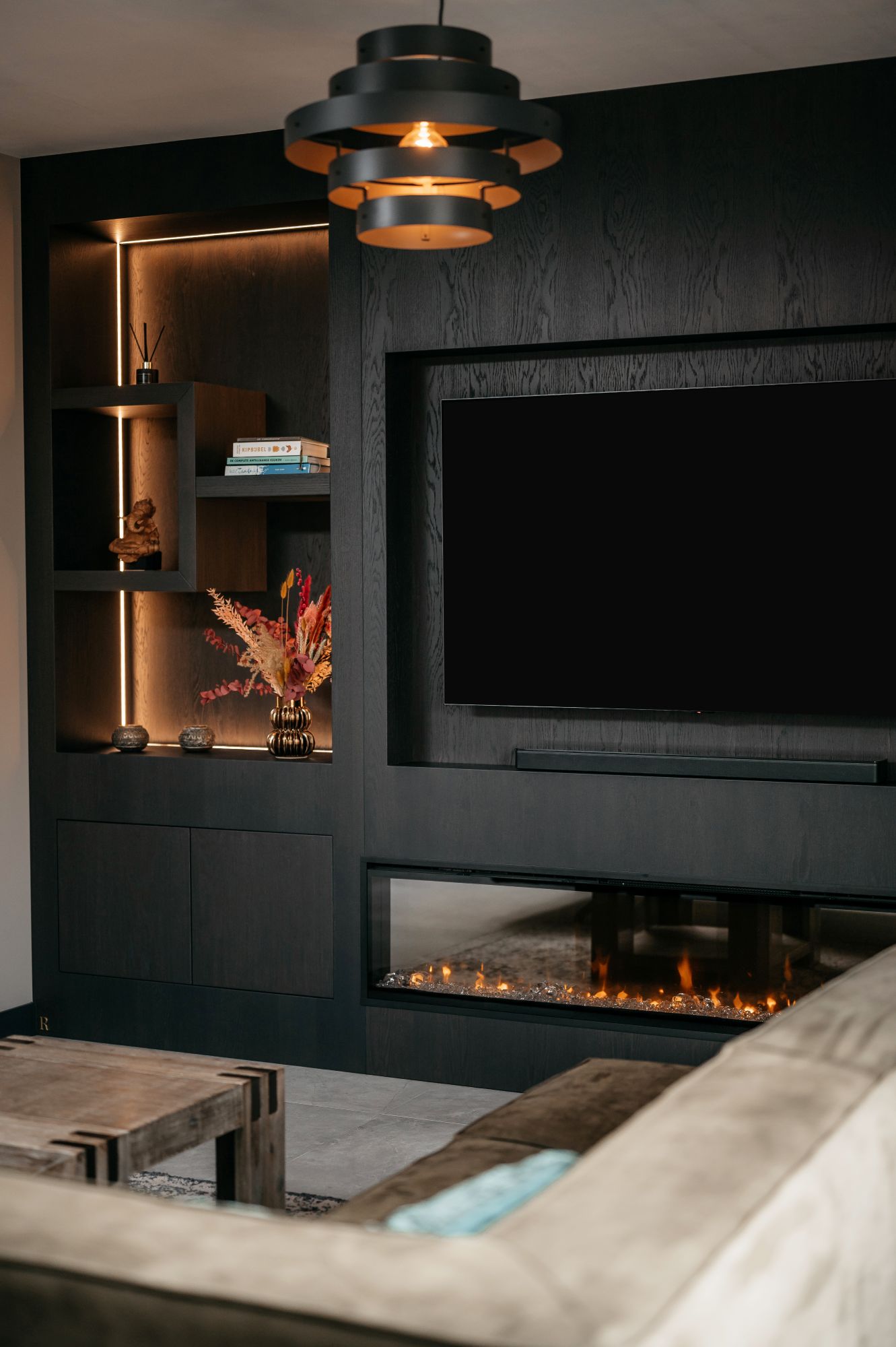 houten tv kast