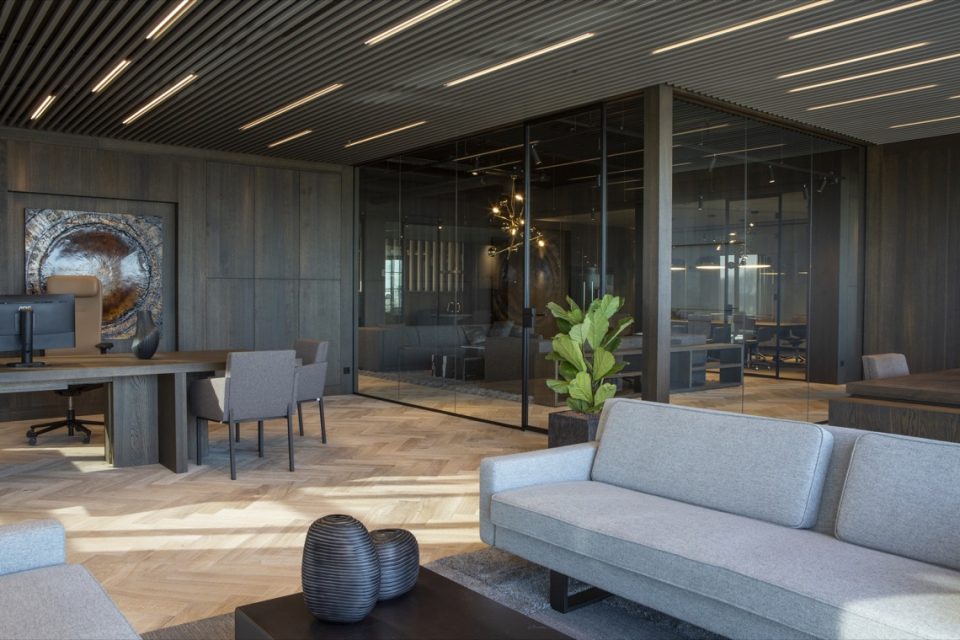 kantoor met design meubels