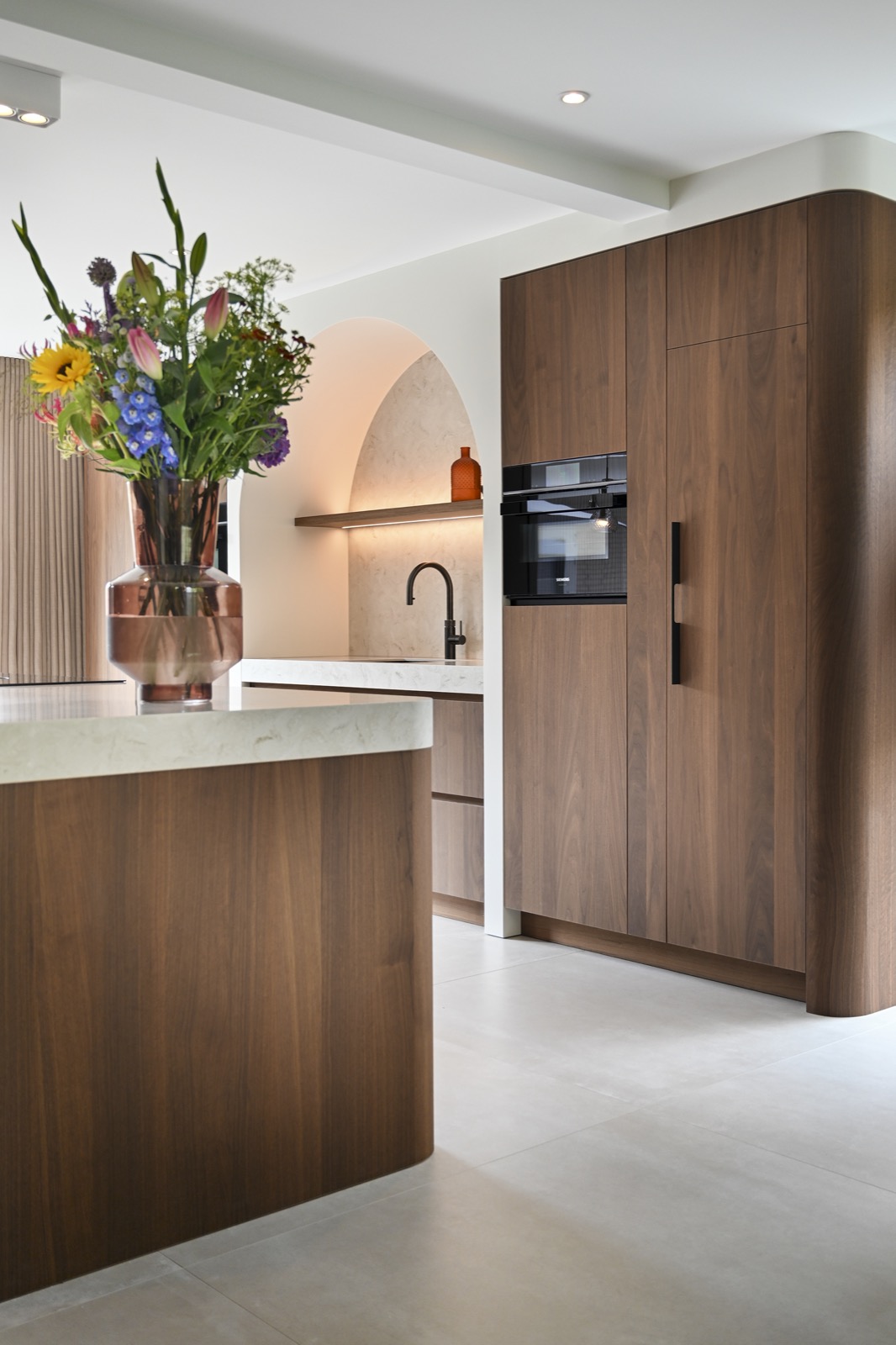 luxe keuken met keukeneiland