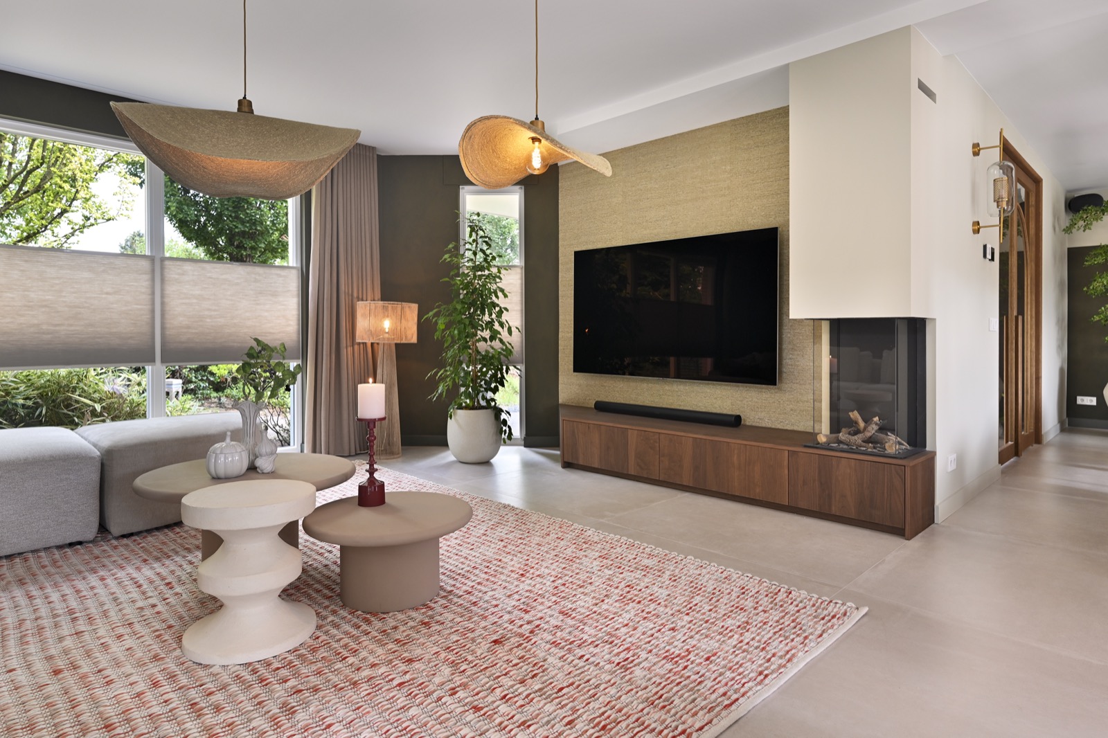 luxe woonkamer inrichting