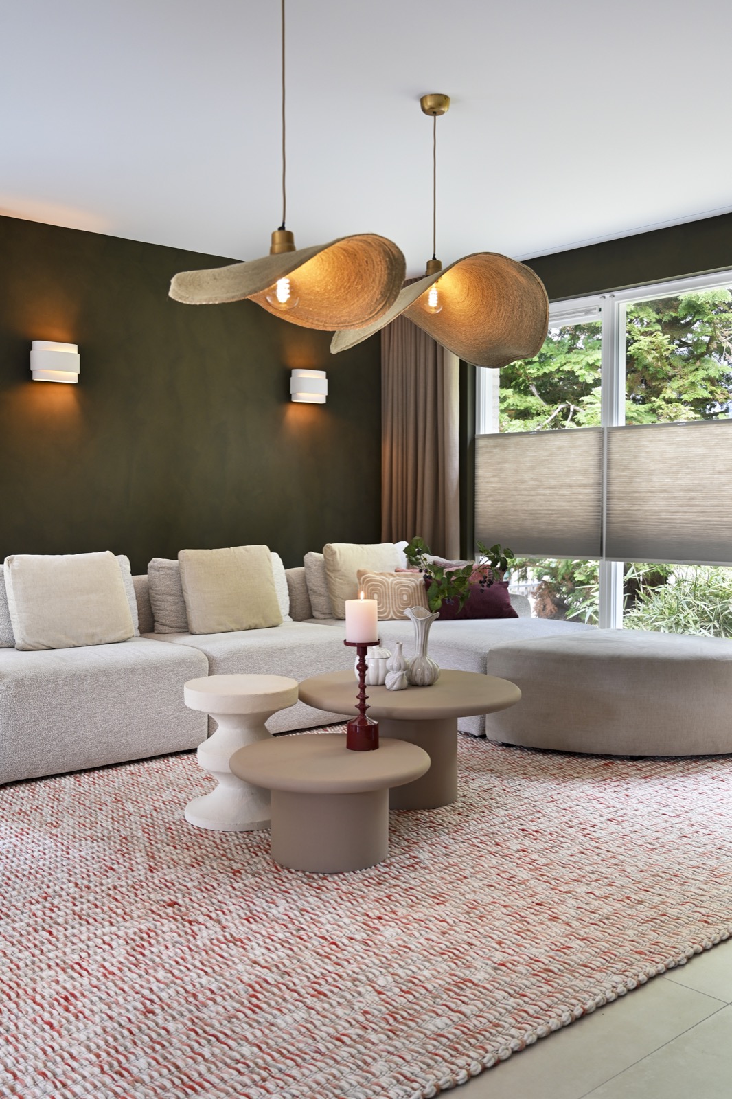 woonkamer met luxe meubels