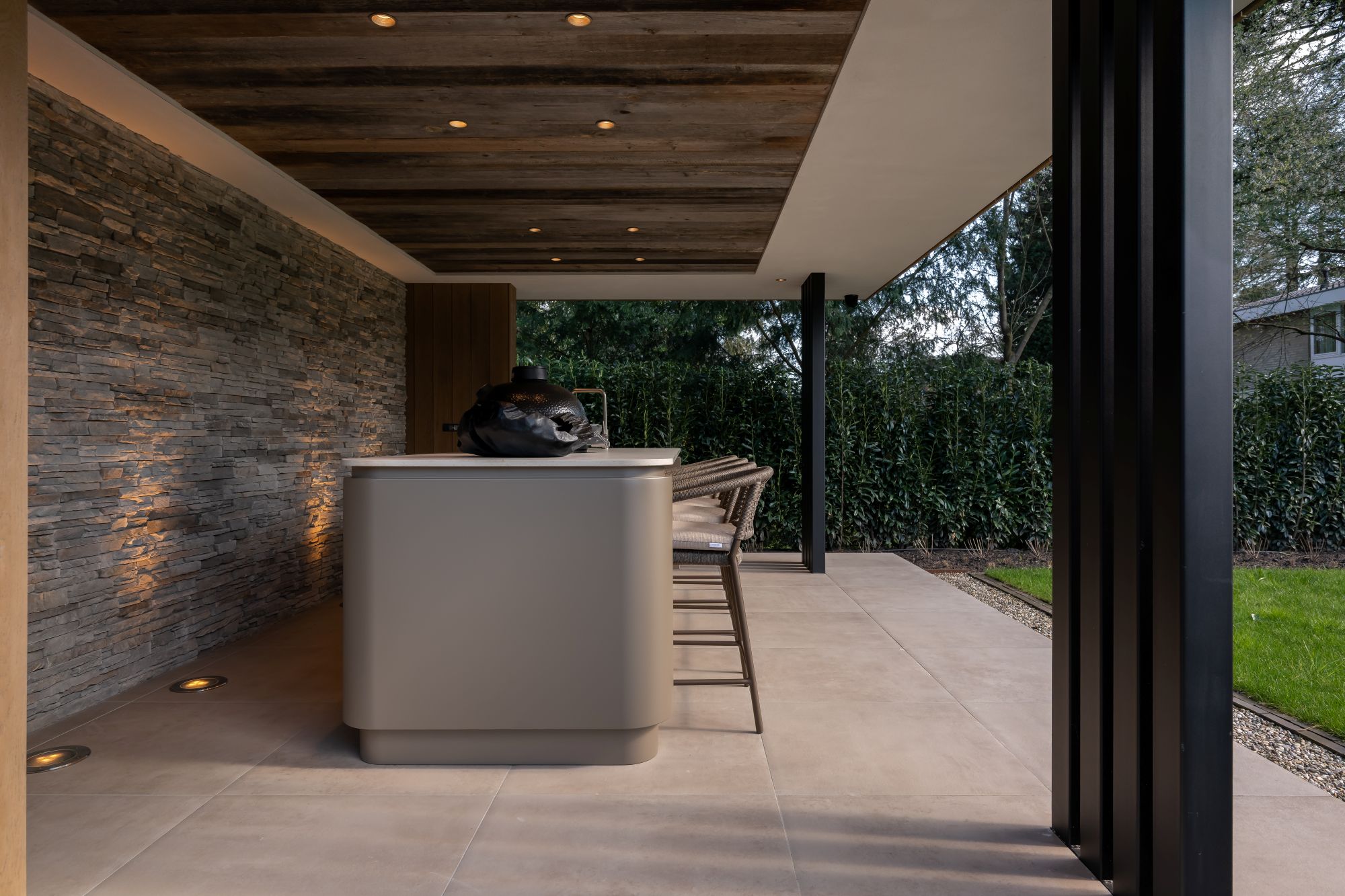 tuinkamer met keuken