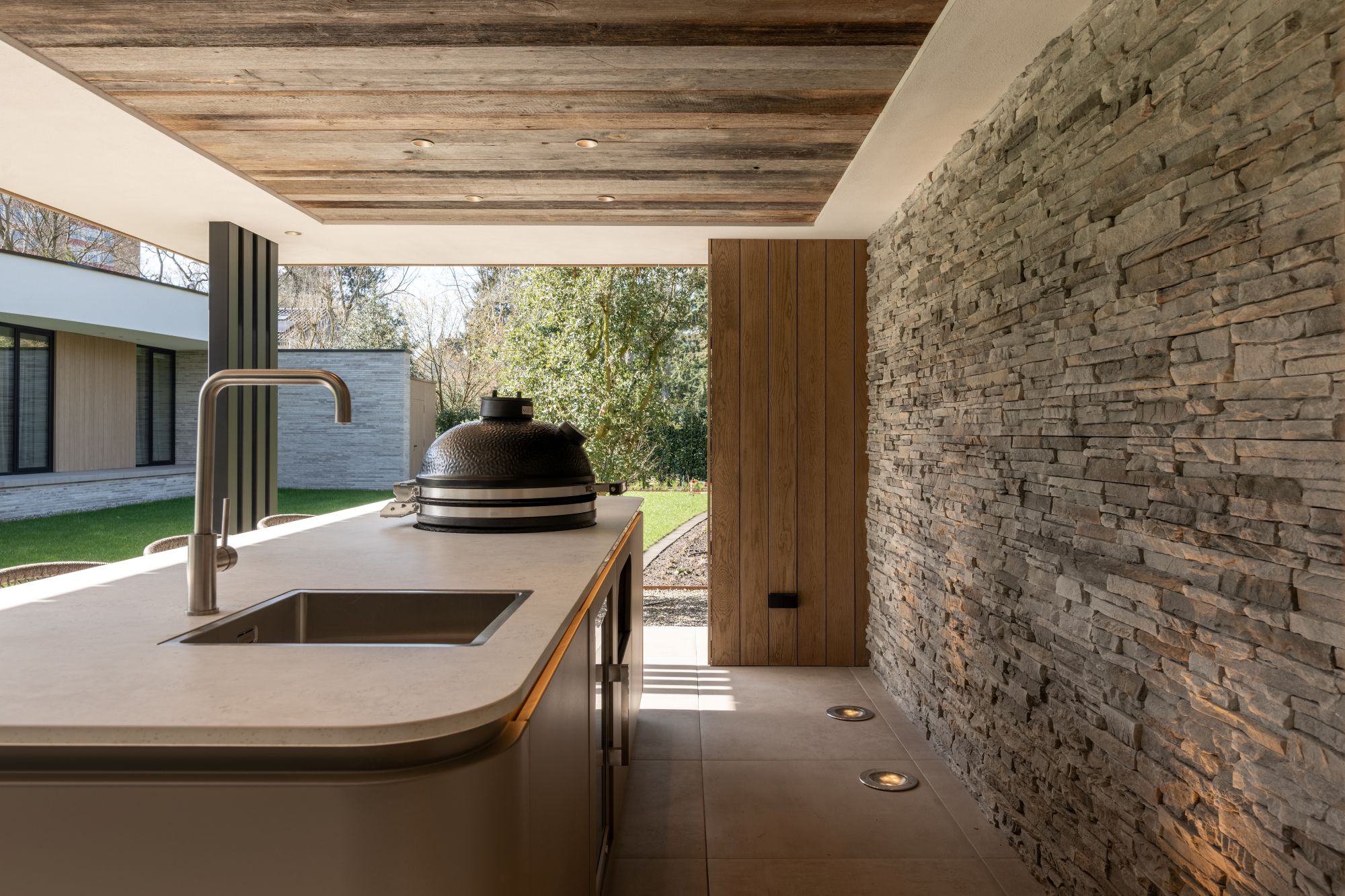 keuken in tuinkamer