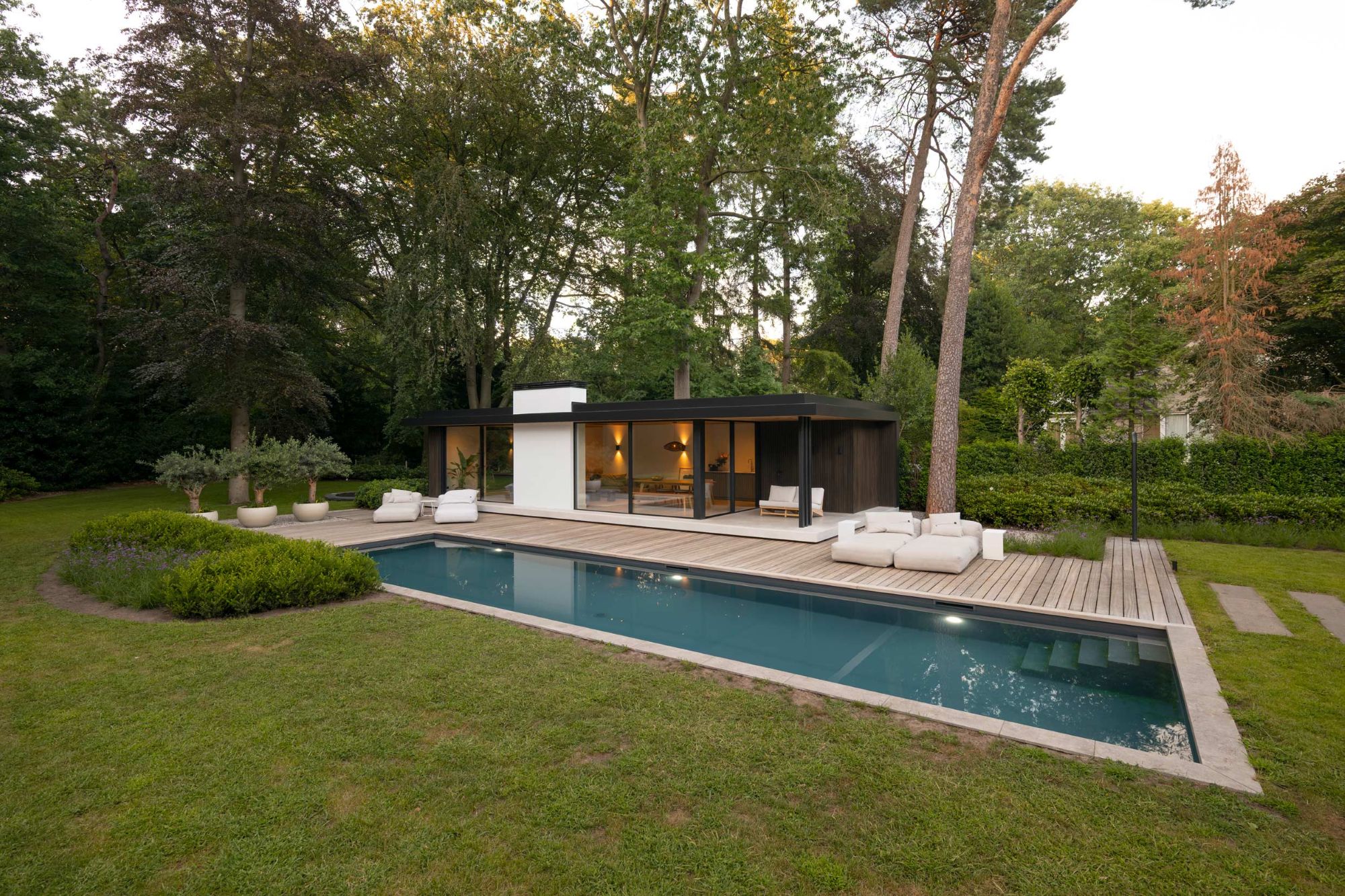 sfeervol poolhouse