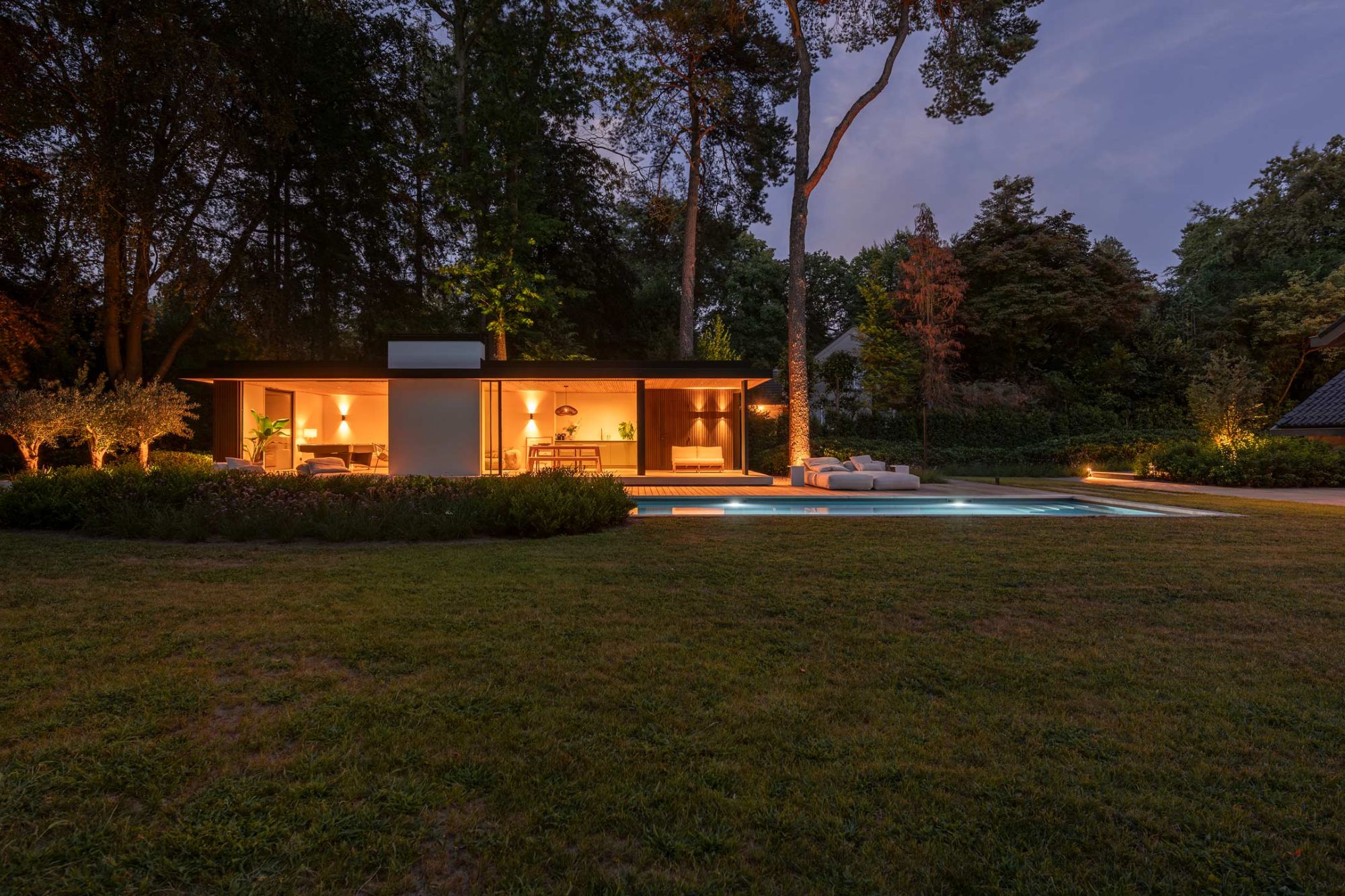 verlichting poolhouse
