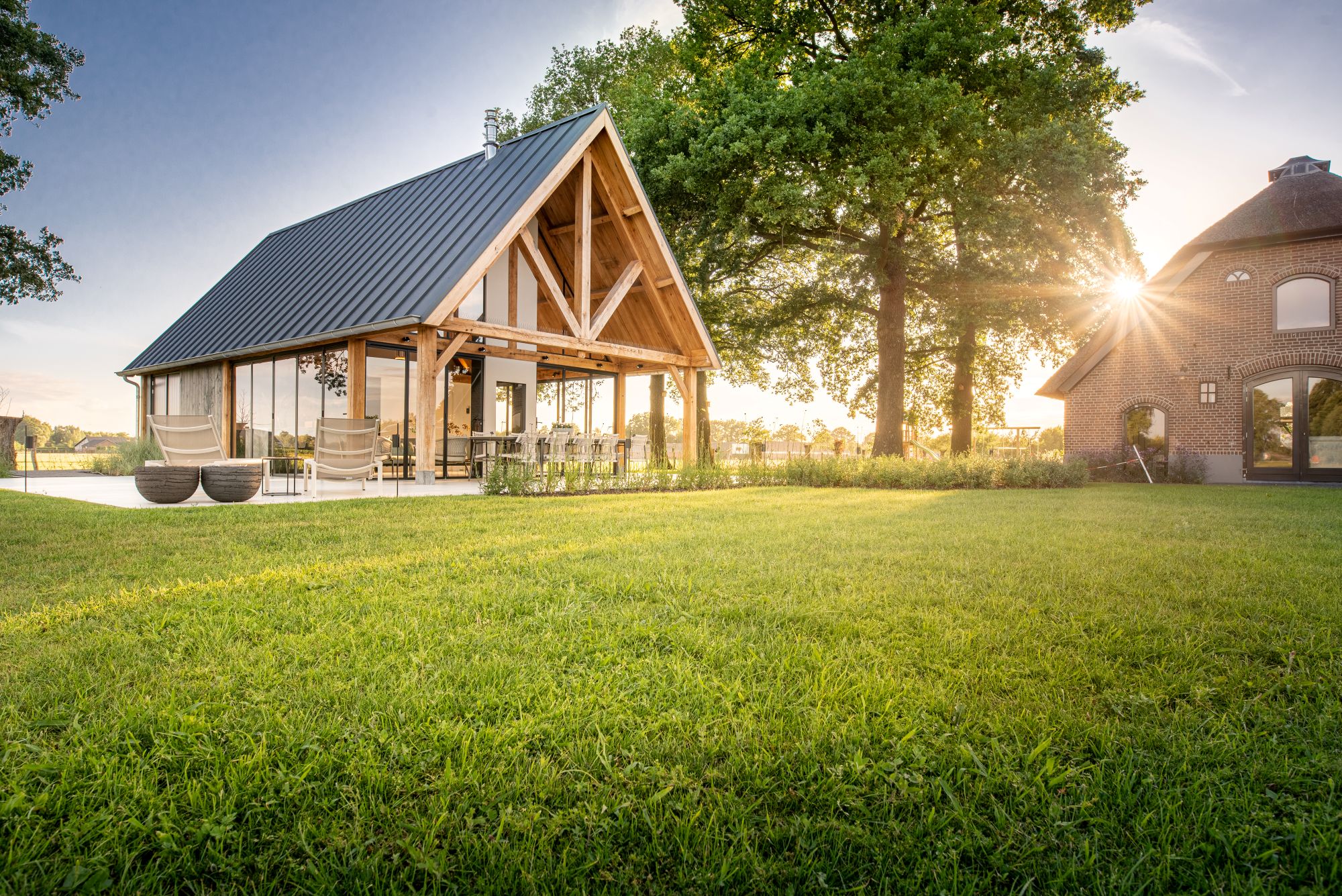 houten gastenverblijf