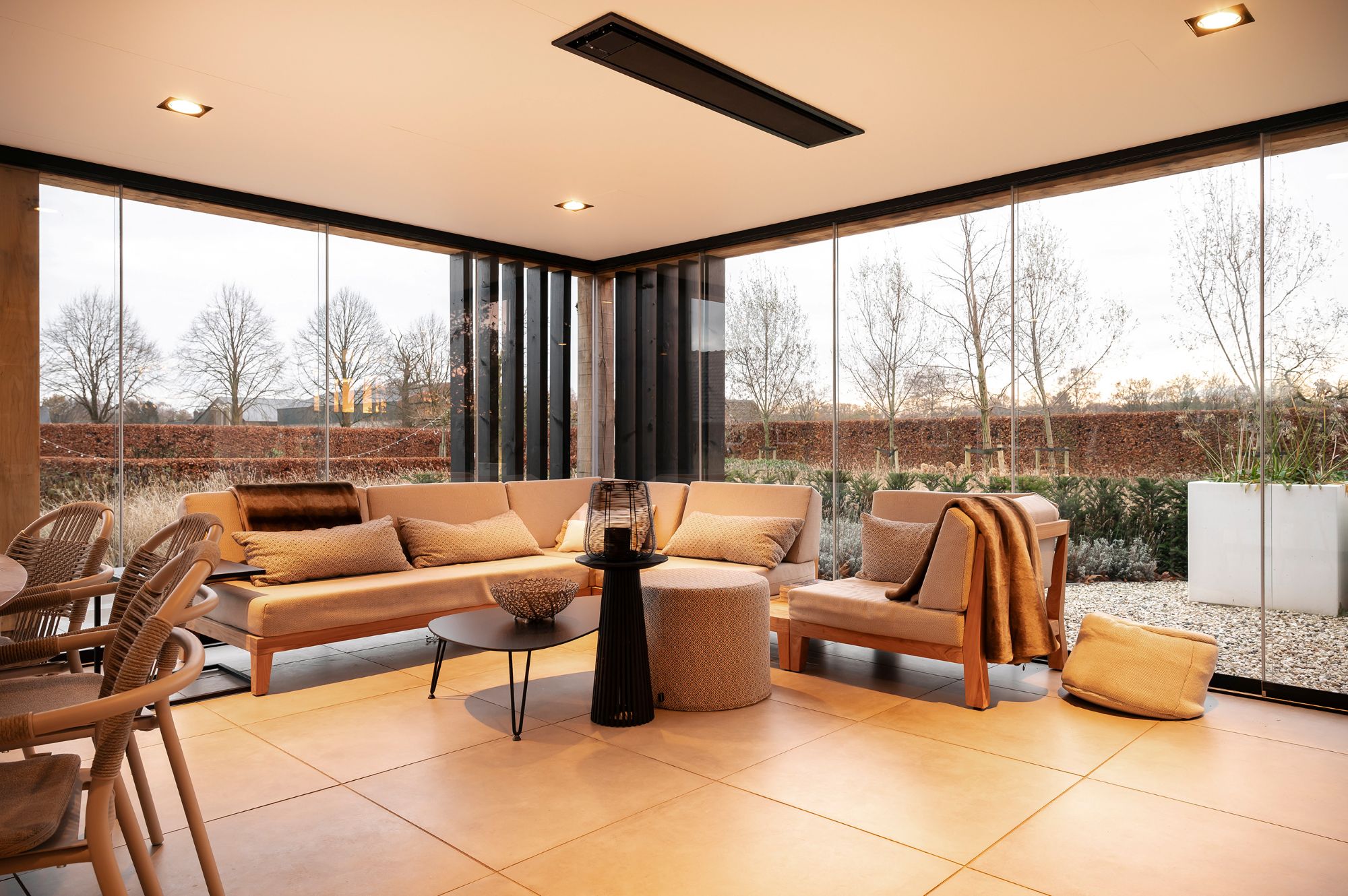 luxe interieur tuinkamer