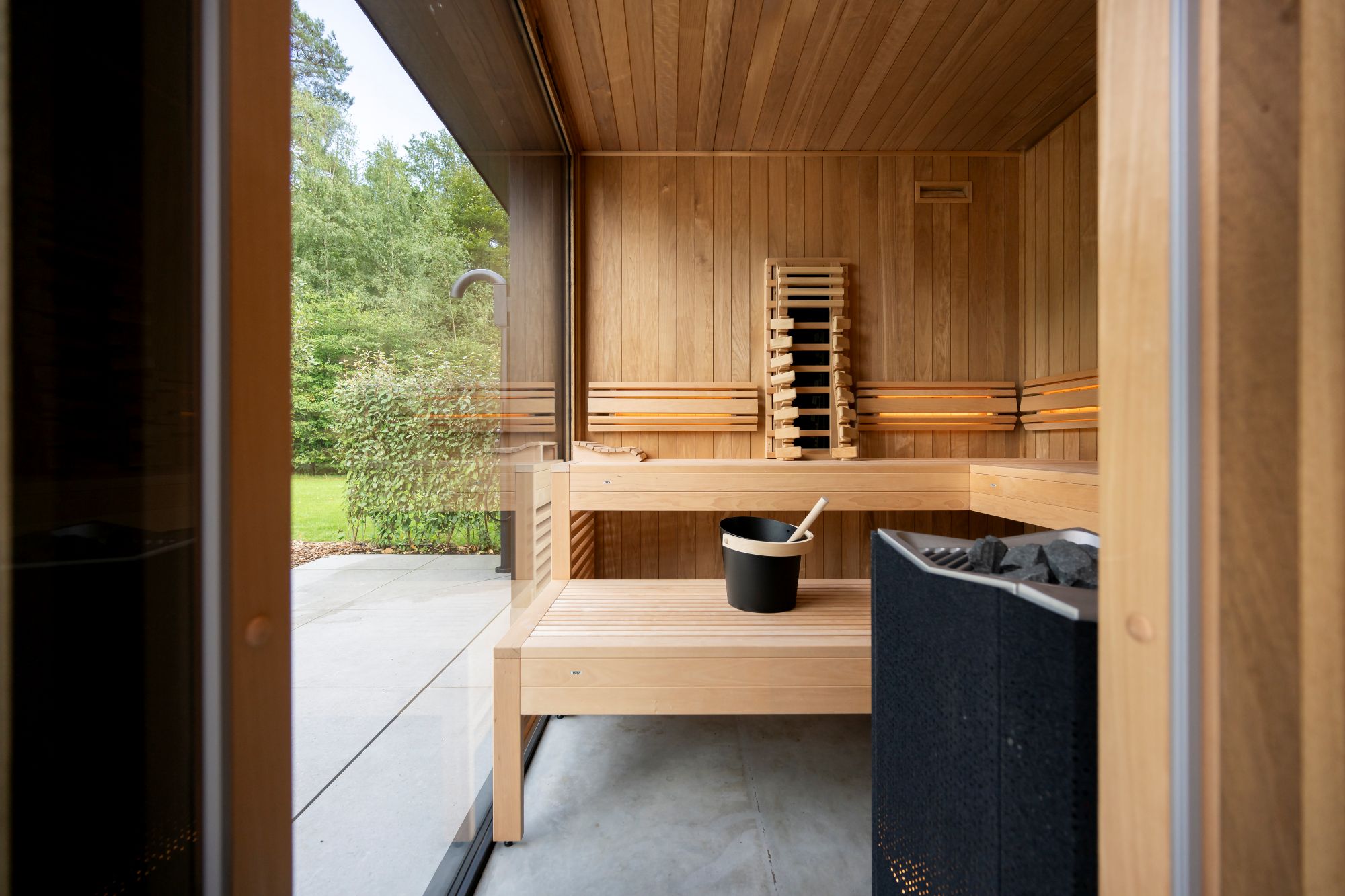 luxe sauna