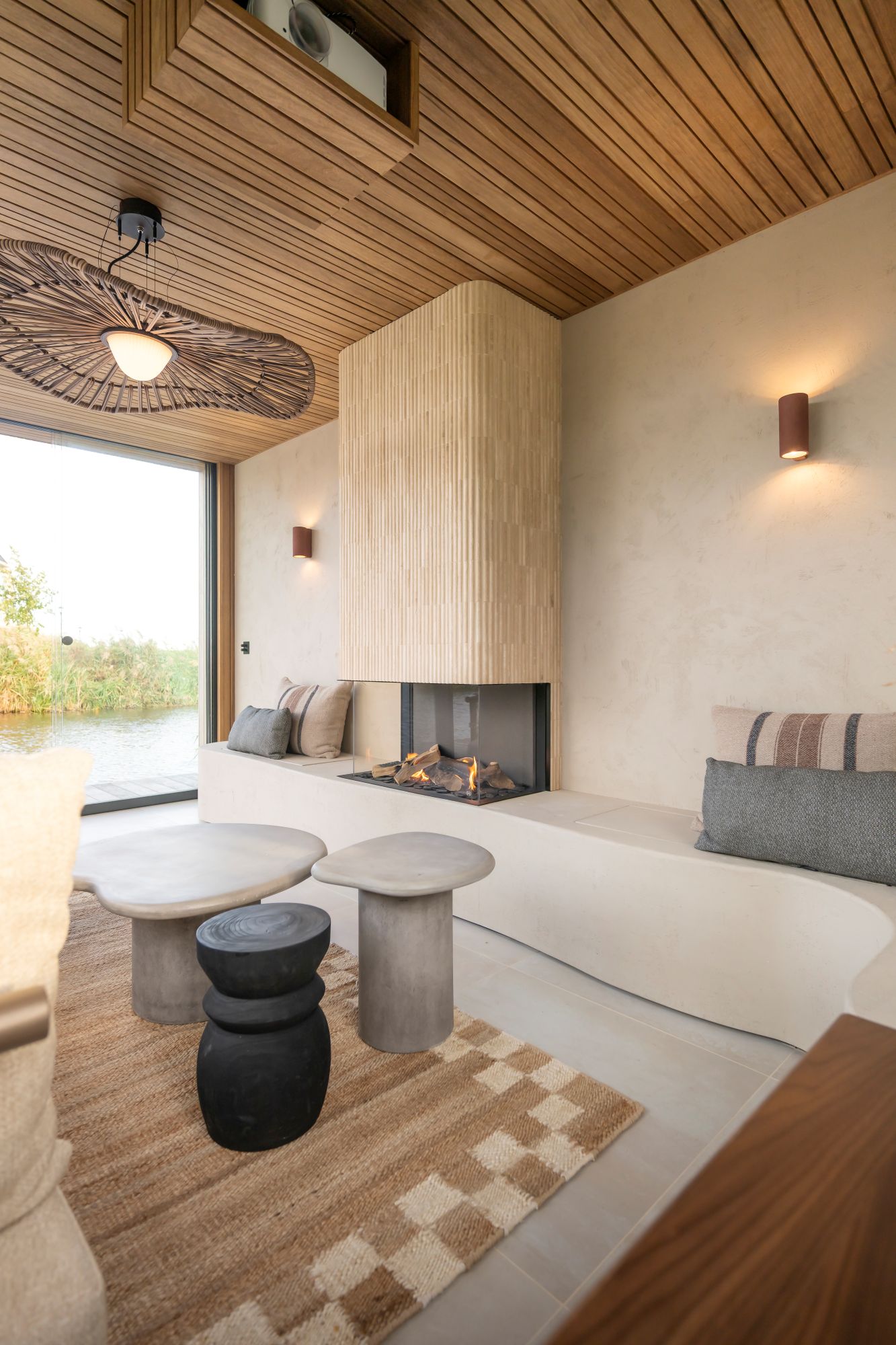 tuinkamer met openhaard