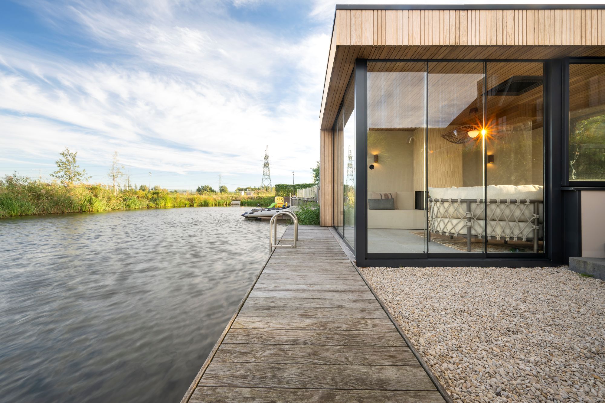 tuinkamer aan het water