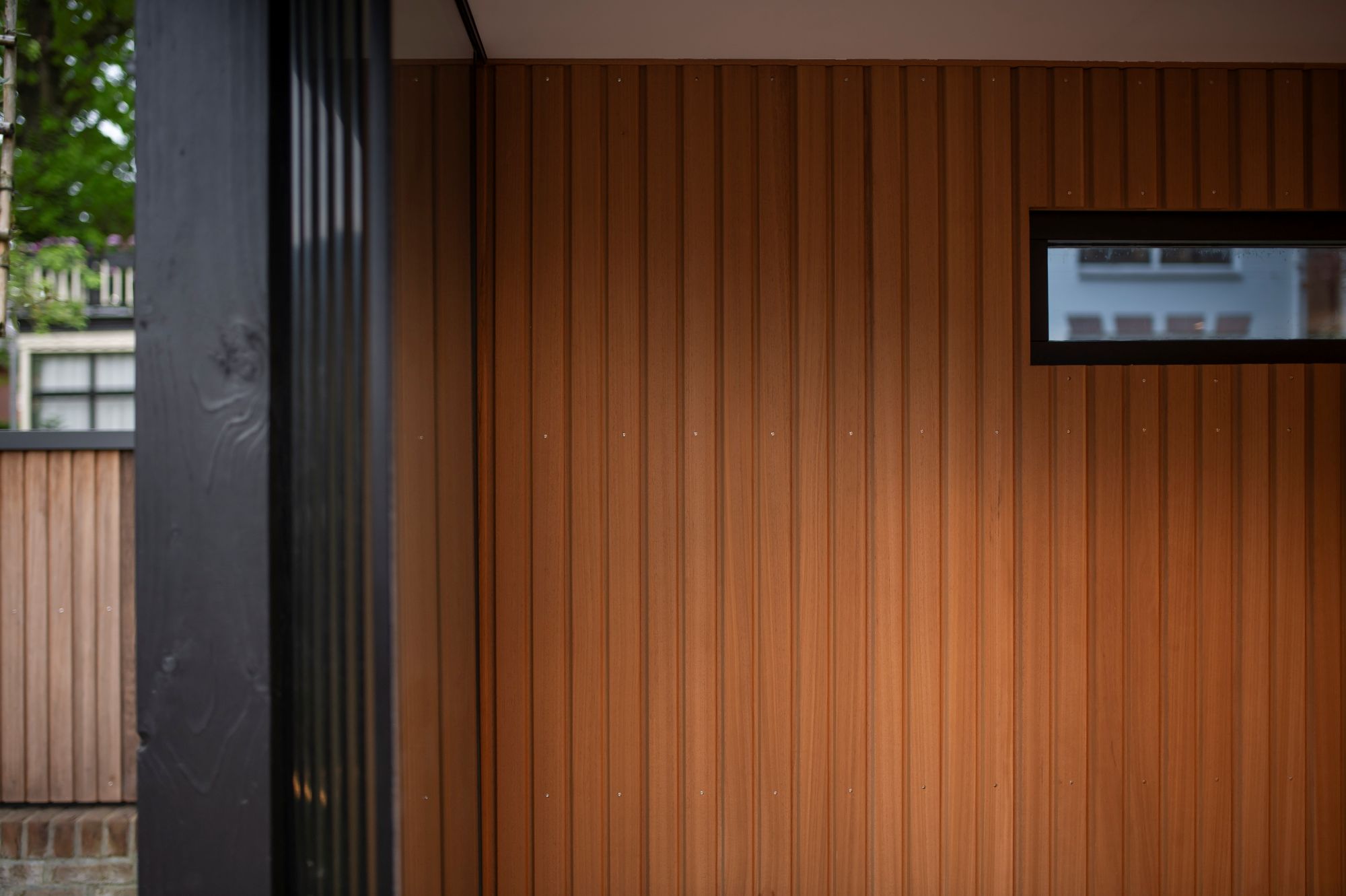 houten wand