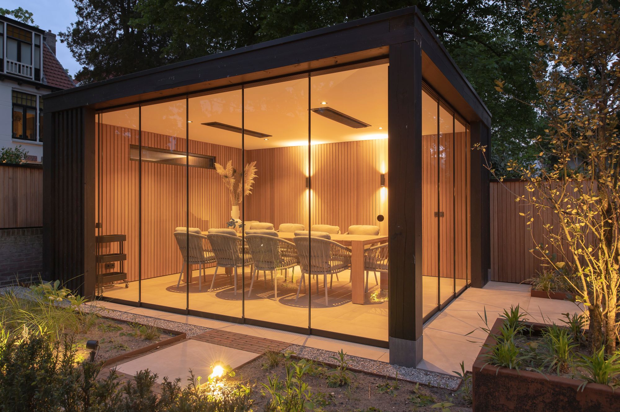 houten bijgebouw