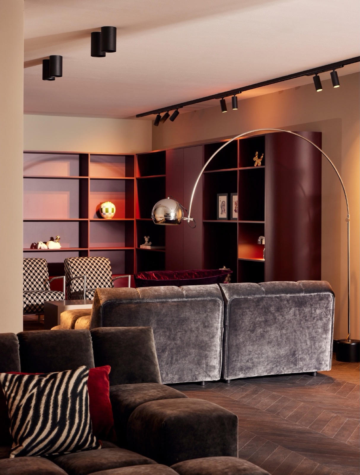 woonkamer met luxe meubels