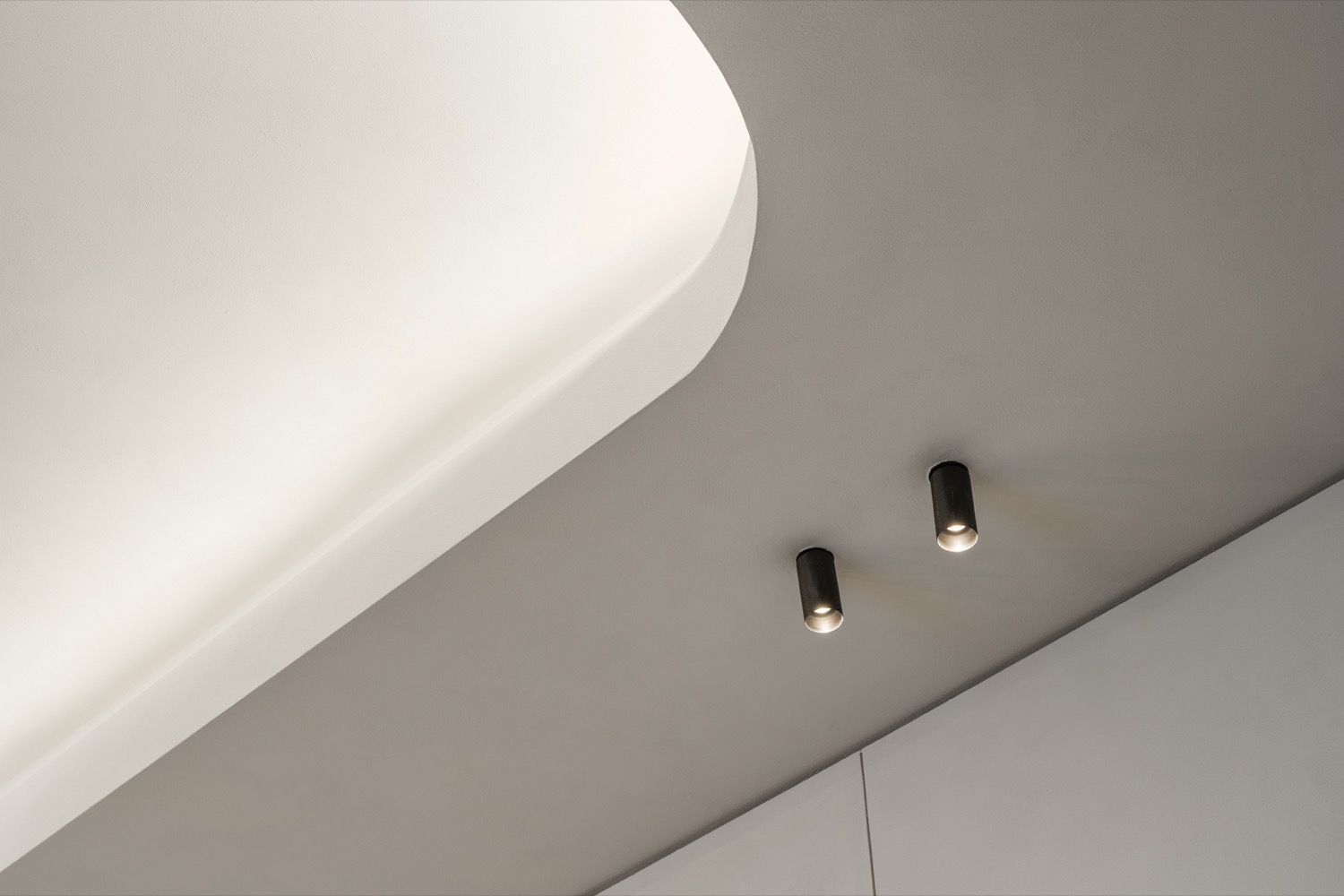plafond met spots