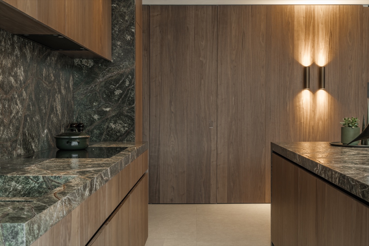 luxe houten keuken
