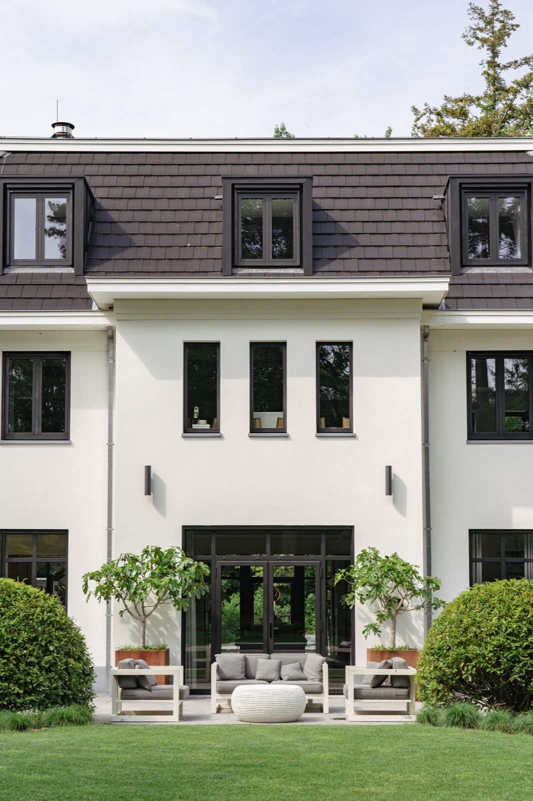 villa met design tuin